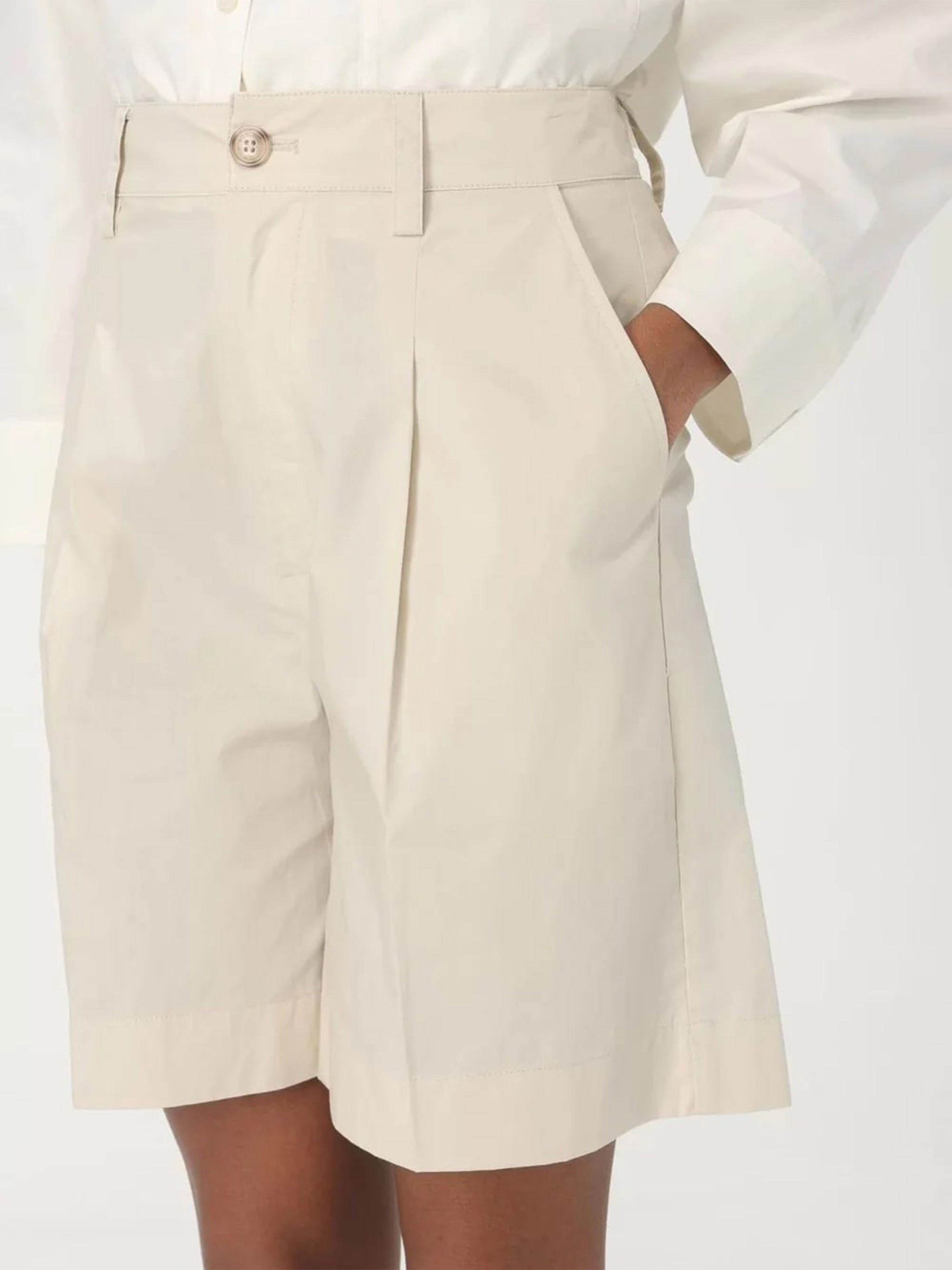 WOOLRICH High-Waisted Tailored Mini Shorts for Women