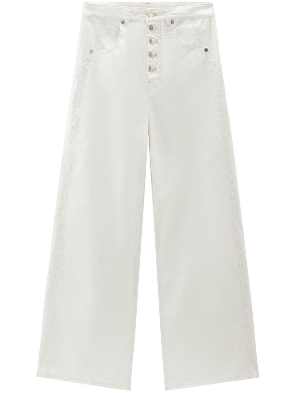 WOOLRICH Wide Leg Denim Jeans for Women - SS24 Collection