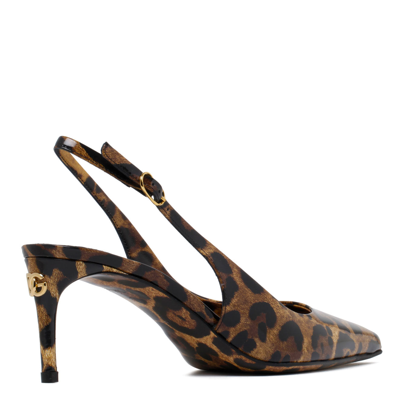 DOLCE & GABBANA Elegant Women’s Leather Pumps with Heel