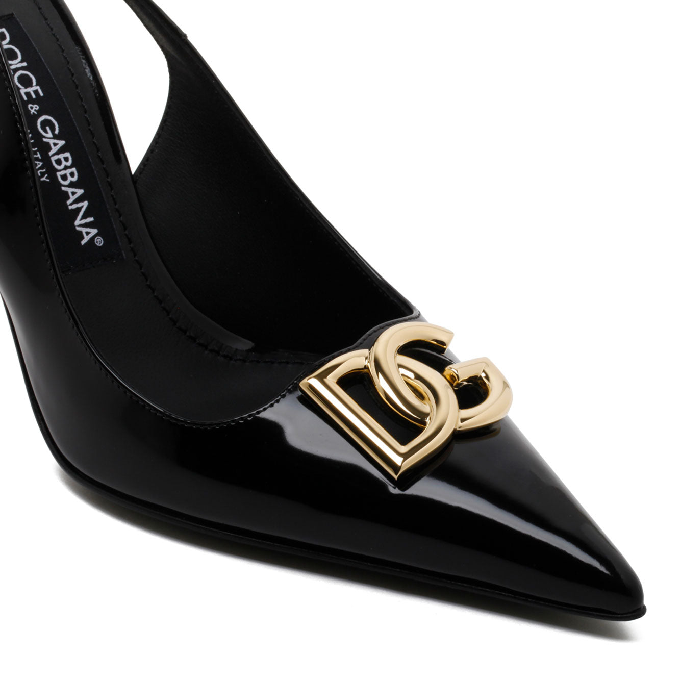 DOLCE & GABBANA Elegant 100% Leather Women's Pumps with Heel
