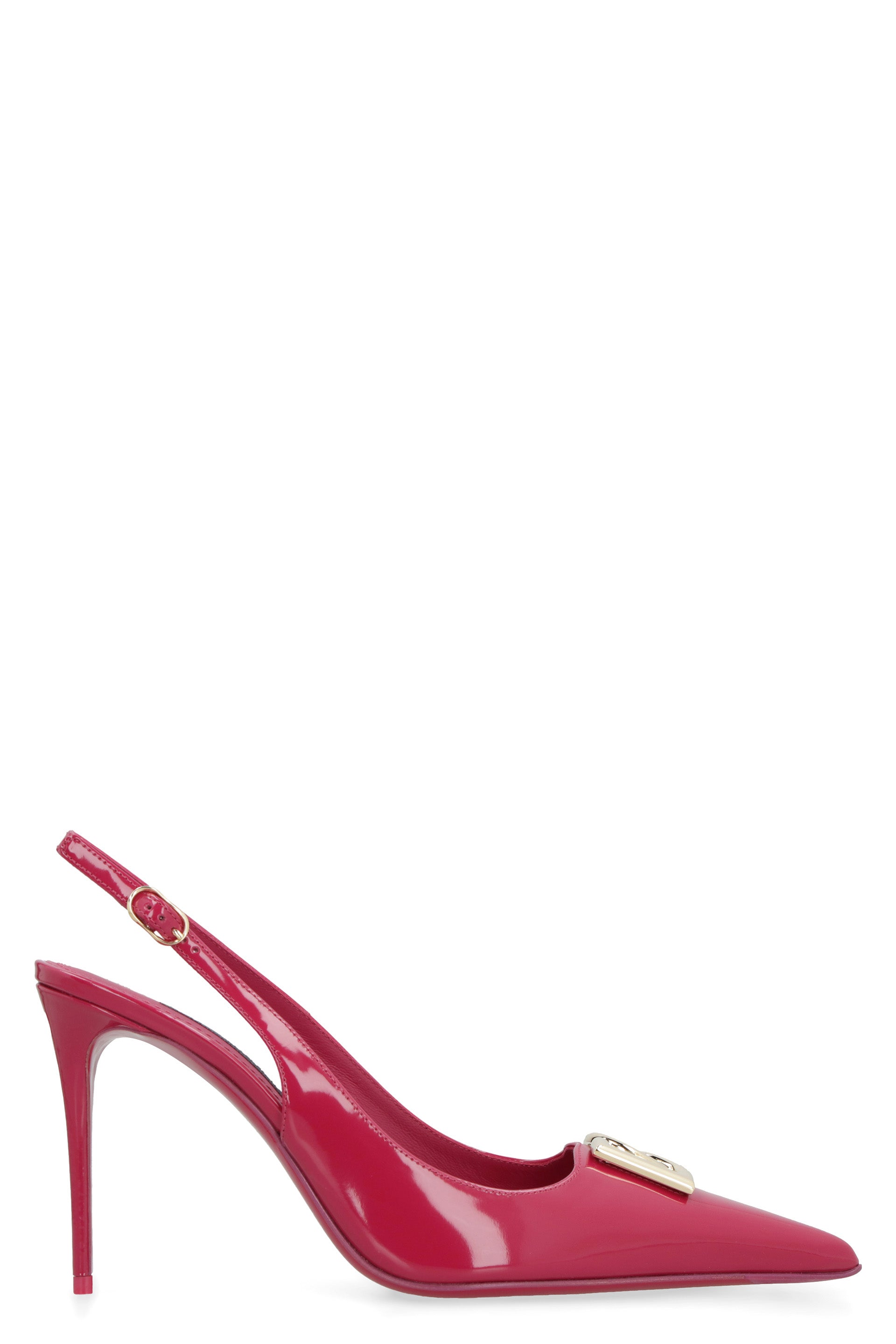 DOLCE & GABBANA Leather Slingback Pumps - Pointy Toe