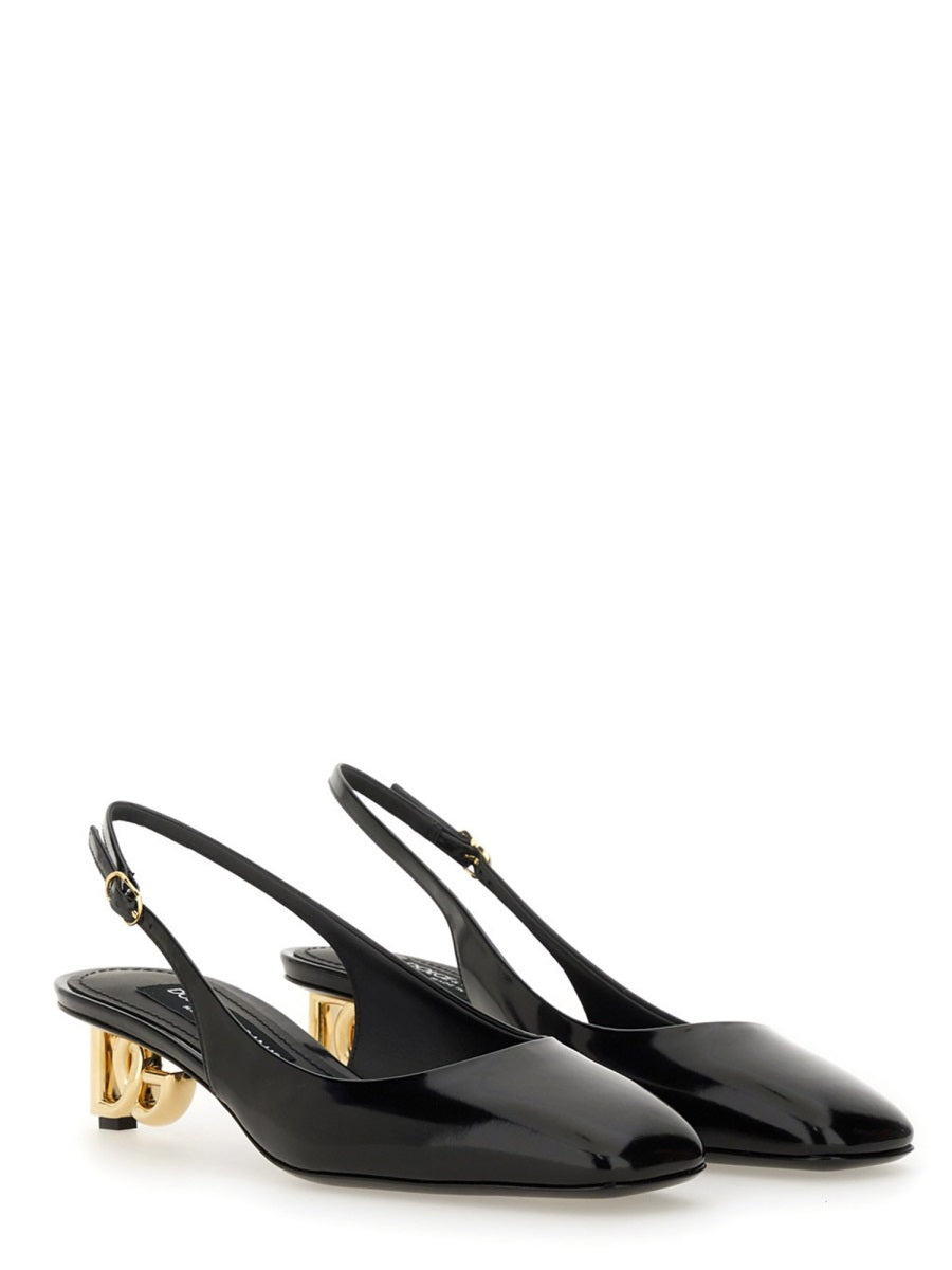 DOLCE & GABBANA Patent Leather Slingback Pumps for Women