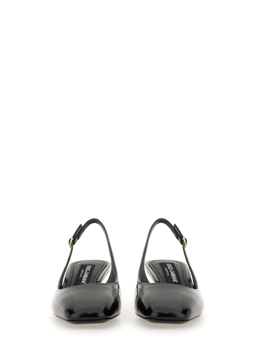 DOLCE & GABBANA Patent Leather Slingback Pumps for Women