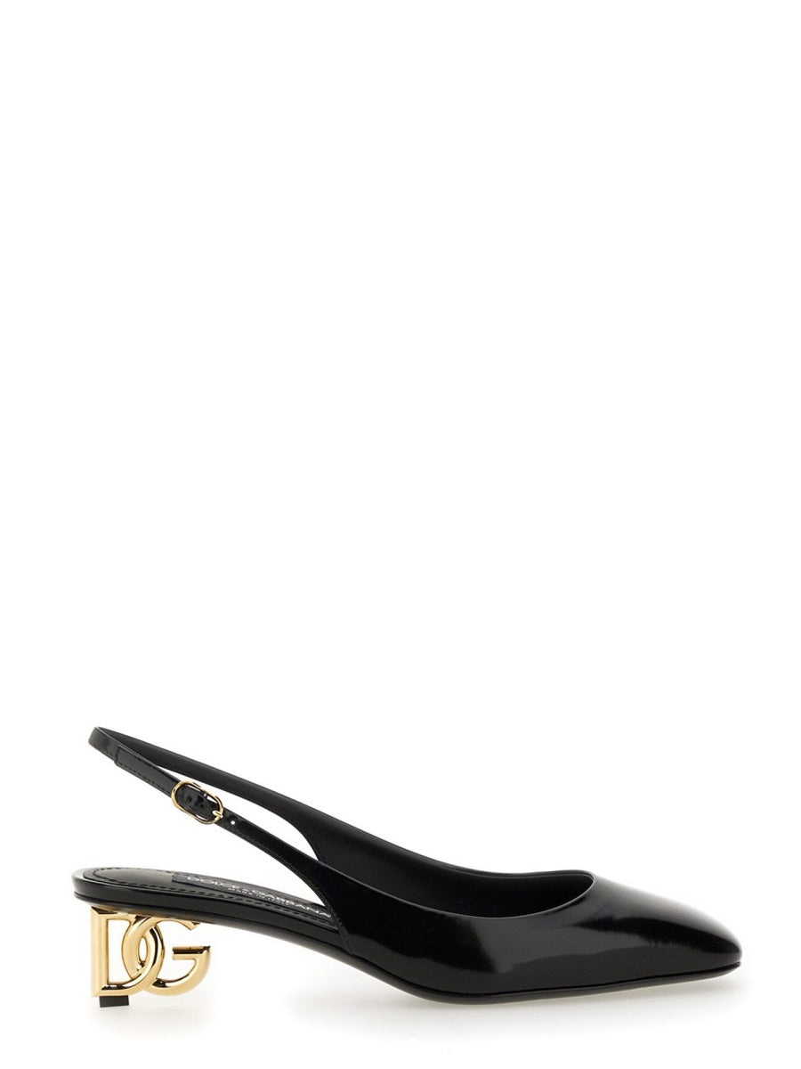 DOLCE & GABBANA Patent Leather Slingback Pumps for Women