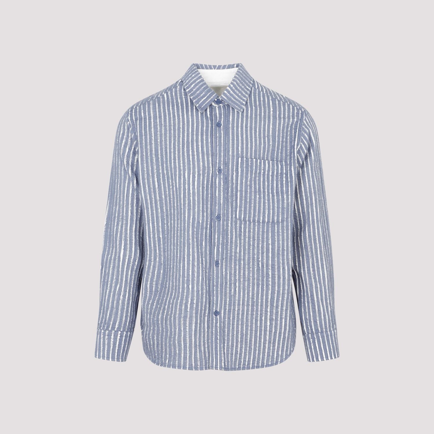 CRAIG GREEN Hand-Frayed Stripe Shirt - FW23