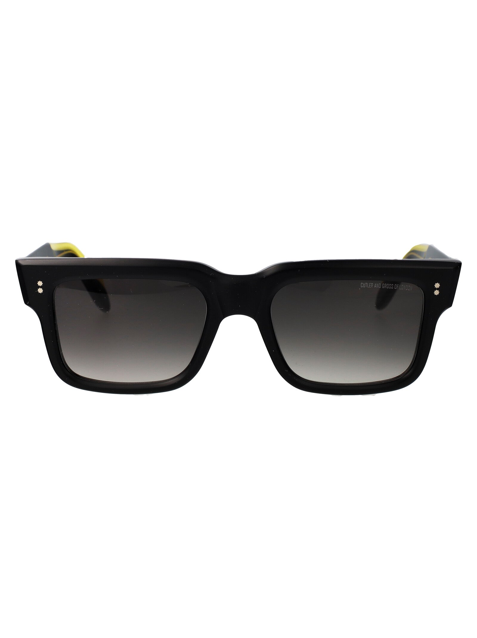 CUTLER AND GROSS Matte Black Acetate Sunglasses - Size 54