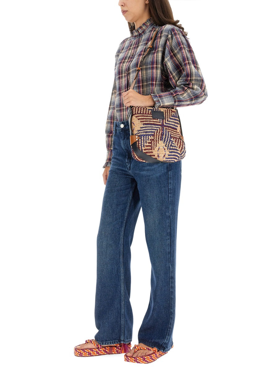 ISABEL MARANT ETOILE Gathered Collar Button-Down Shirt