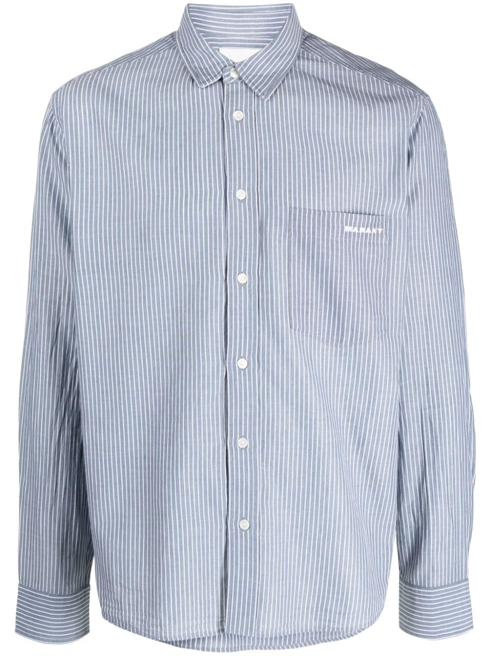ISABEL MARANT Classic Striped Cotton Shirt for Men