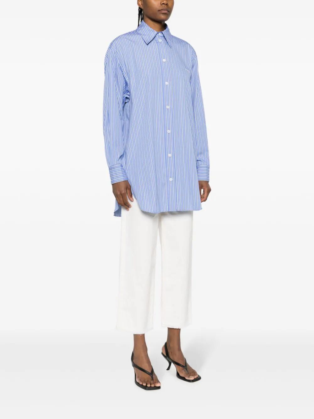 ISABEL MARANT Embroidered Poplin Cylvany Shirt for Women - SS24