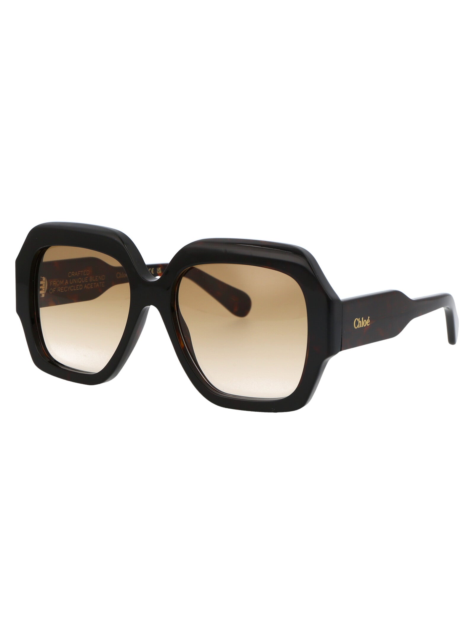 CHLOÉ Chic Havana Acetate Sunglasses