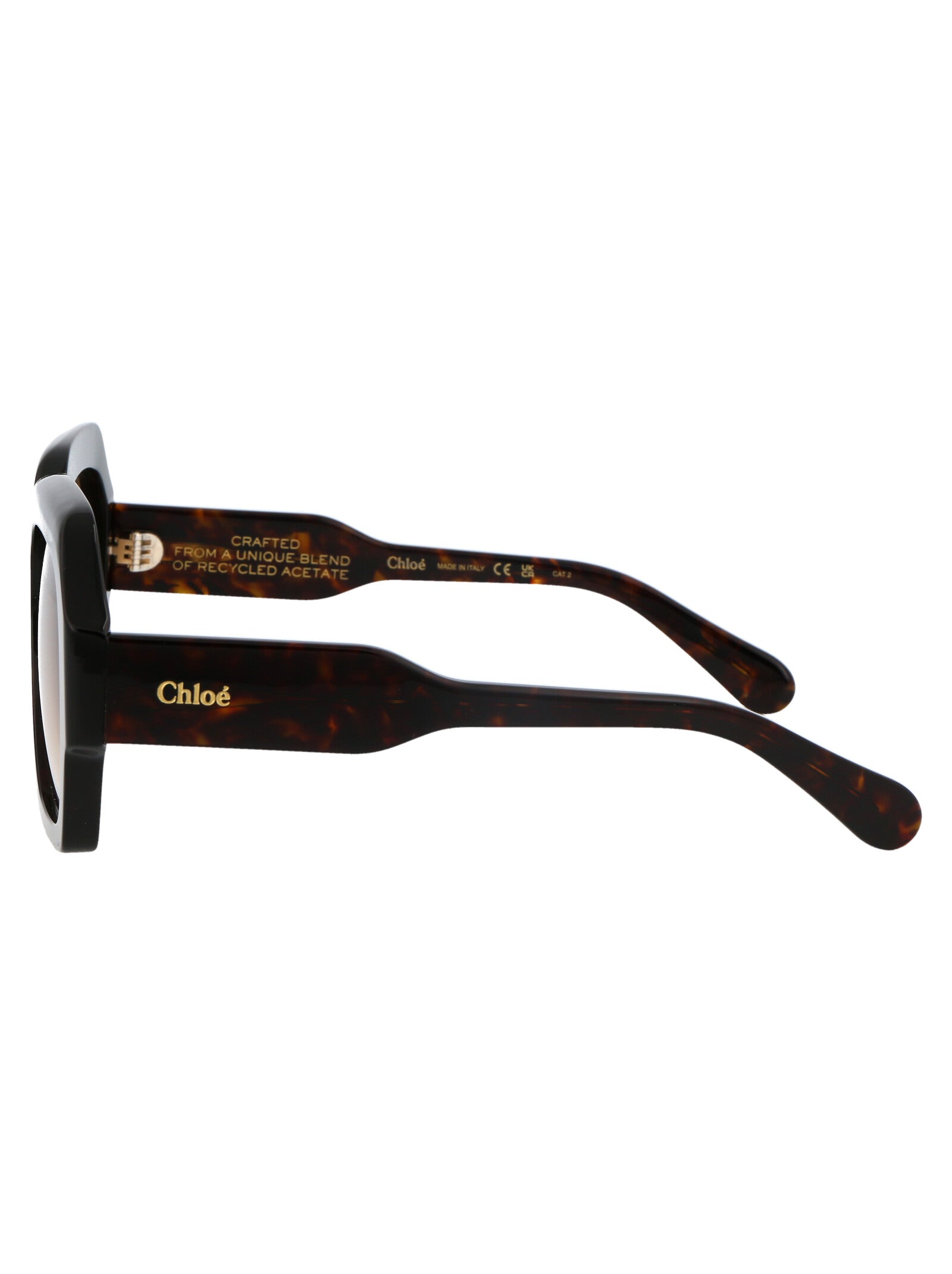 CHLOÉ Chic Havana Acetate Sunglasses