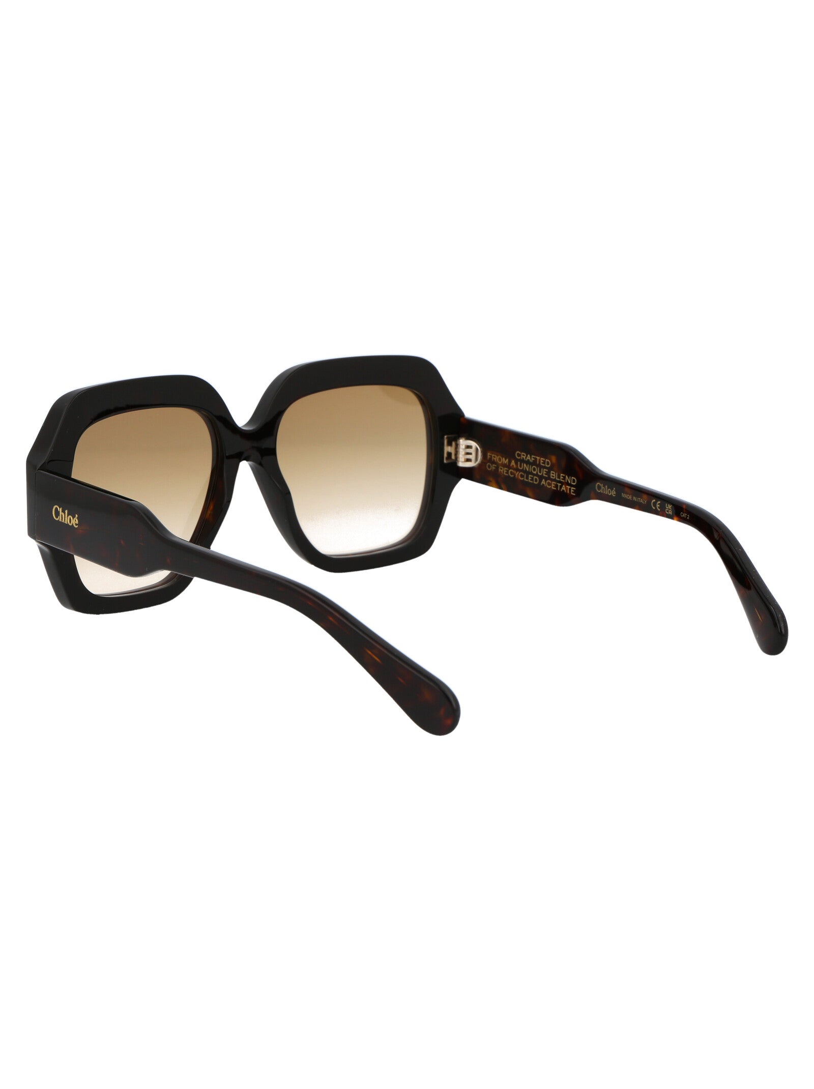 CHLOÉ Chic Havana Acetate Sunglasses