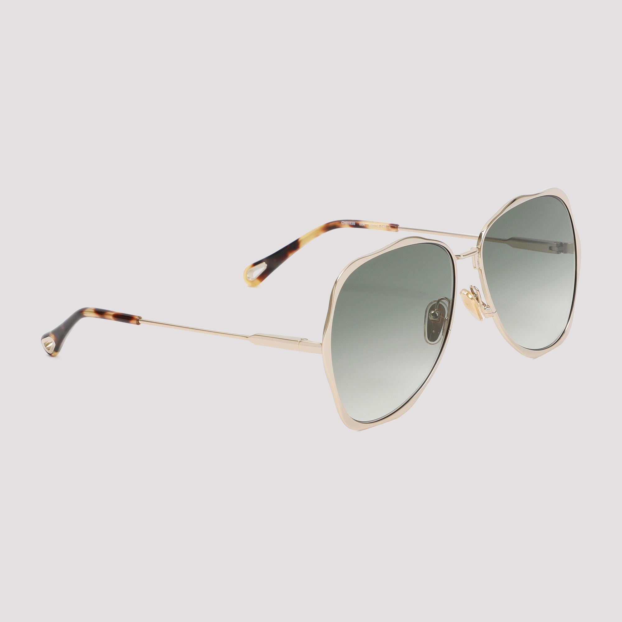 CHLOÉ Elegant Acetate Gold Sunglasses