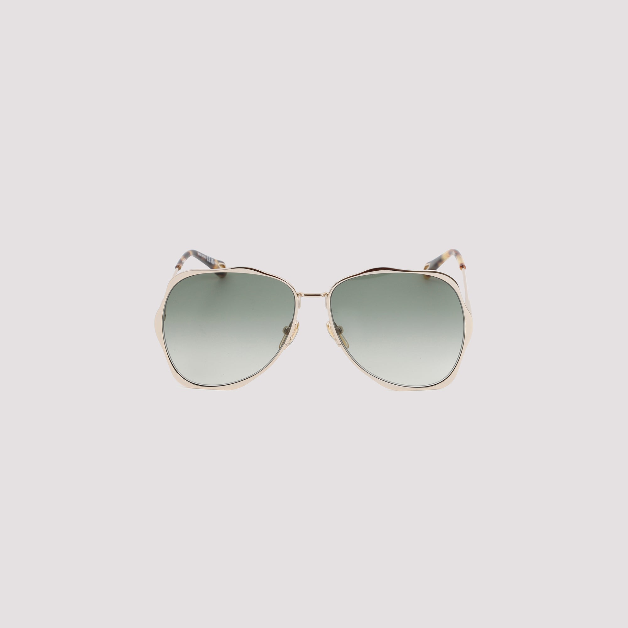 CHLOÉ Elegant Acetate Gold Sunglasses