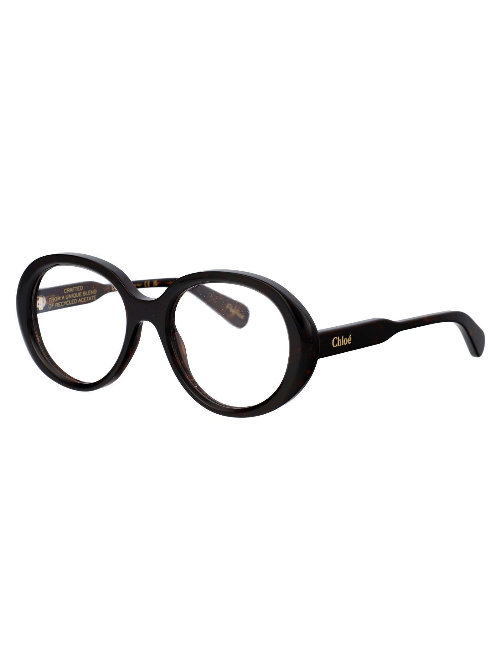 CHLOÉ Transparent Acetate Optical Glasses for Women