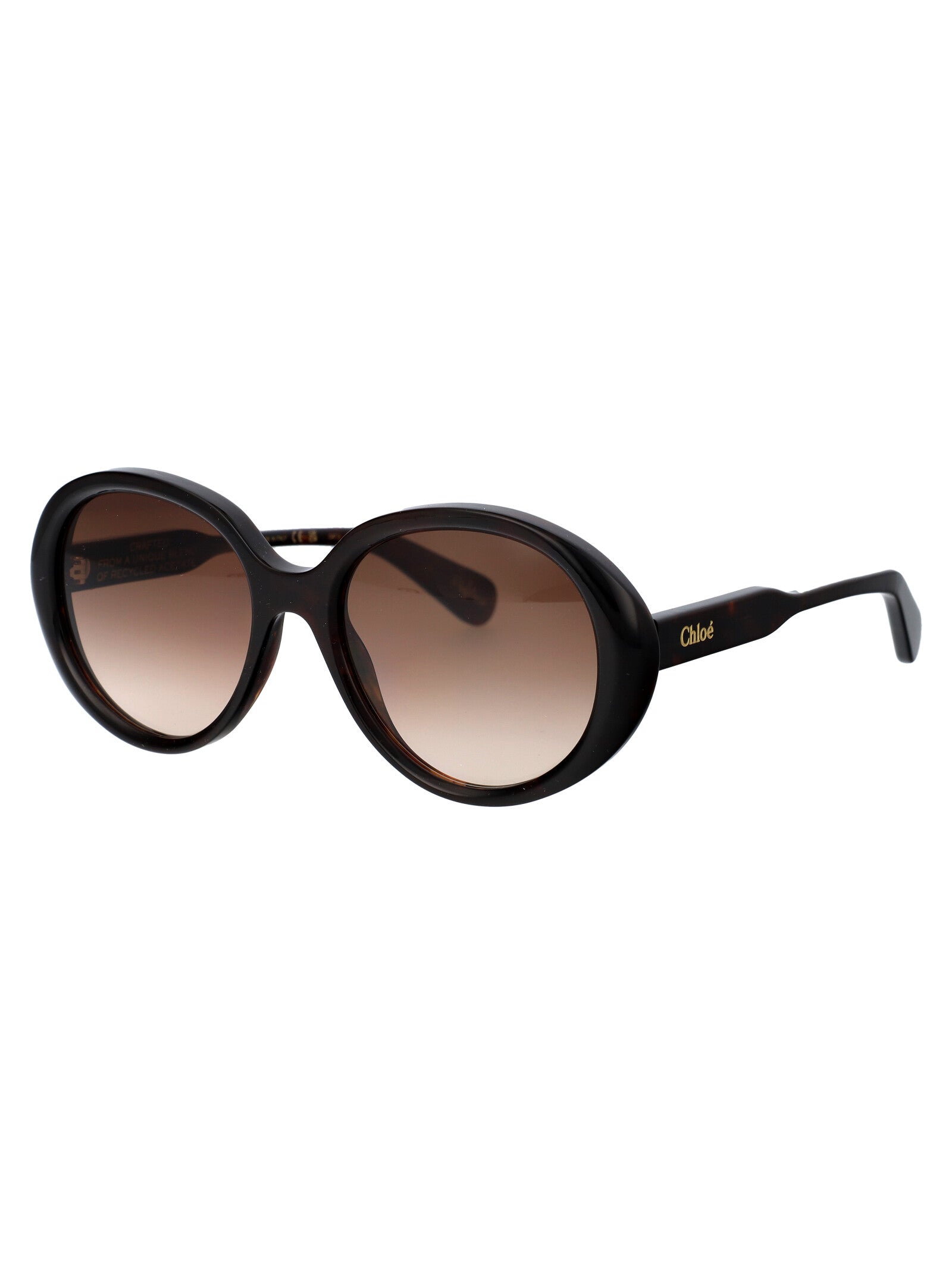 CHLOÉ Chic Acetate Havana Sunglasses for Women