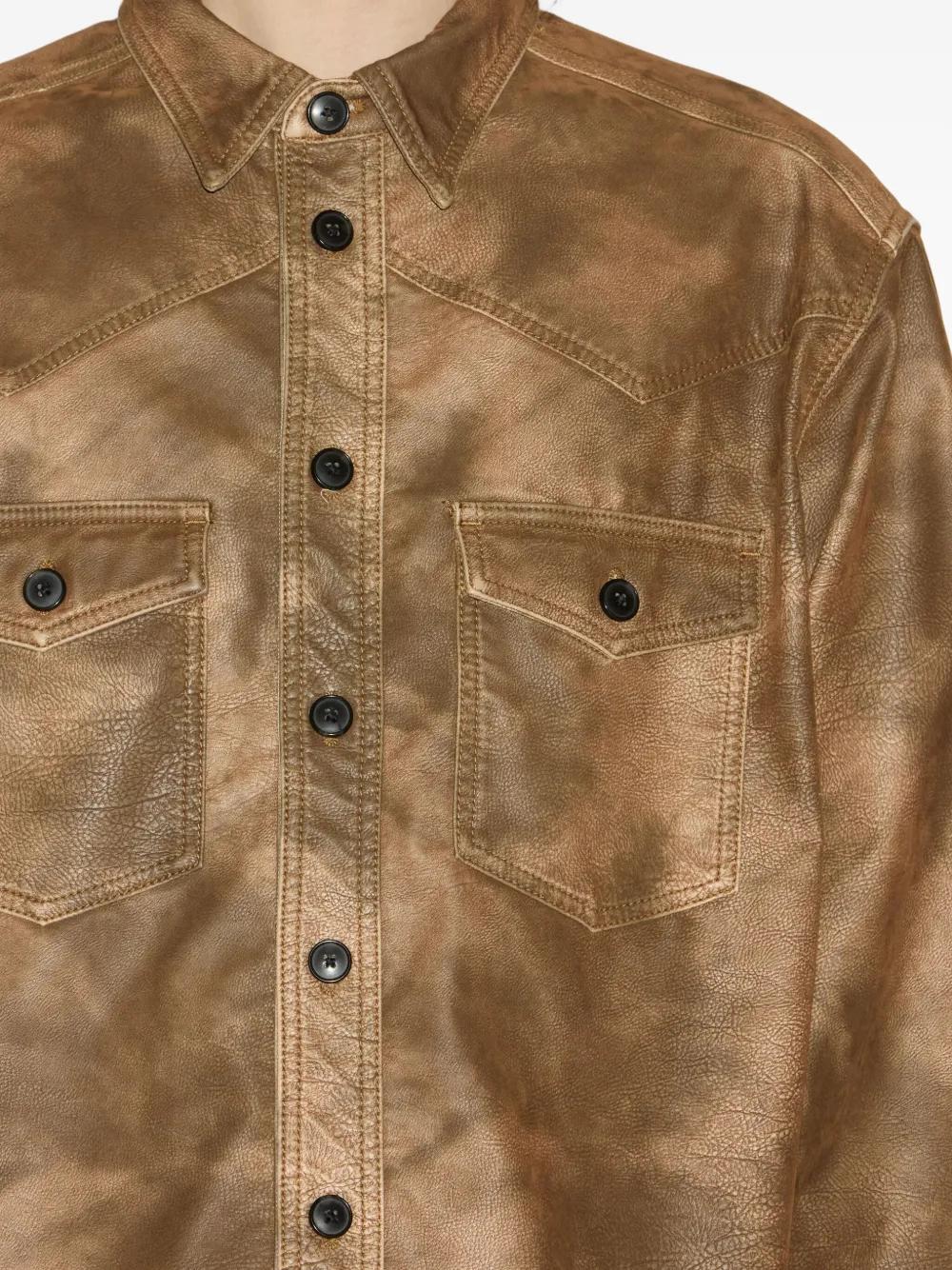 ISABEL MARANT Button-Up Shirt with Chest Pockets - Men's