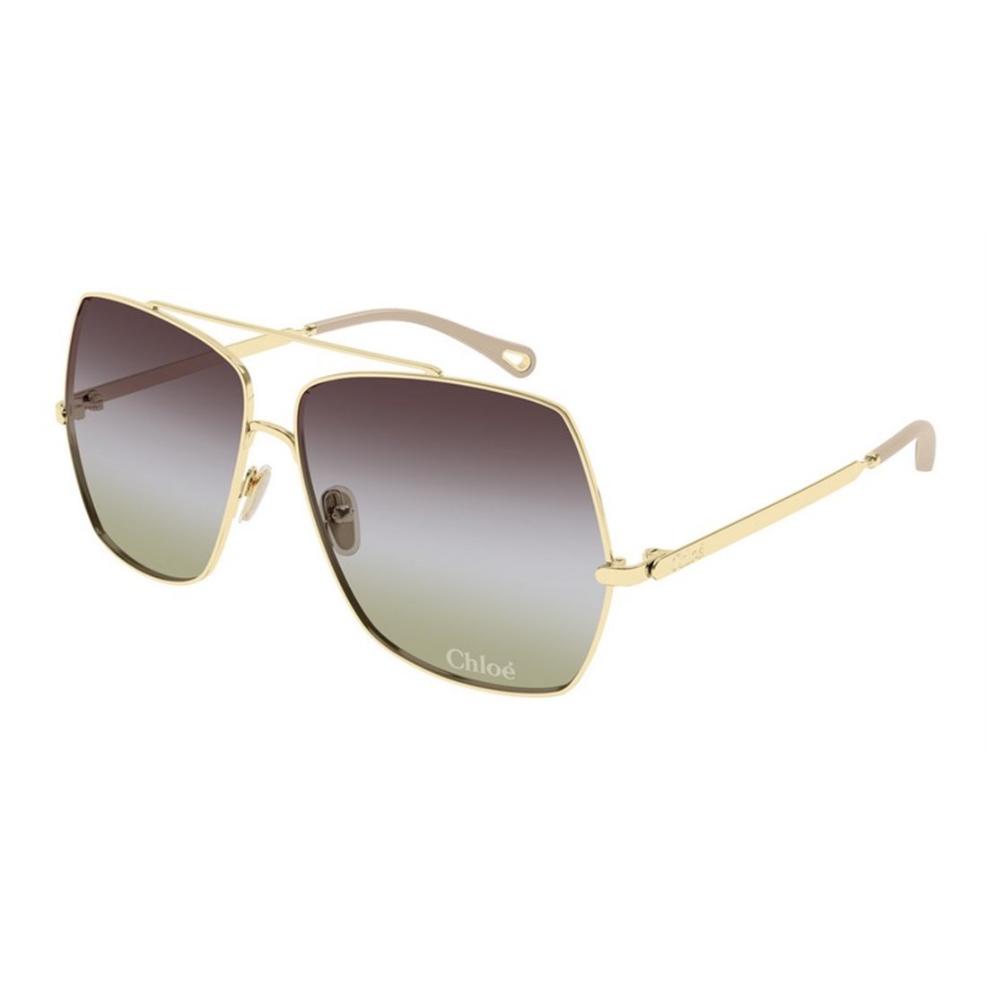 CHLOÉ Stylish Metal Frame Sunglasses for Women