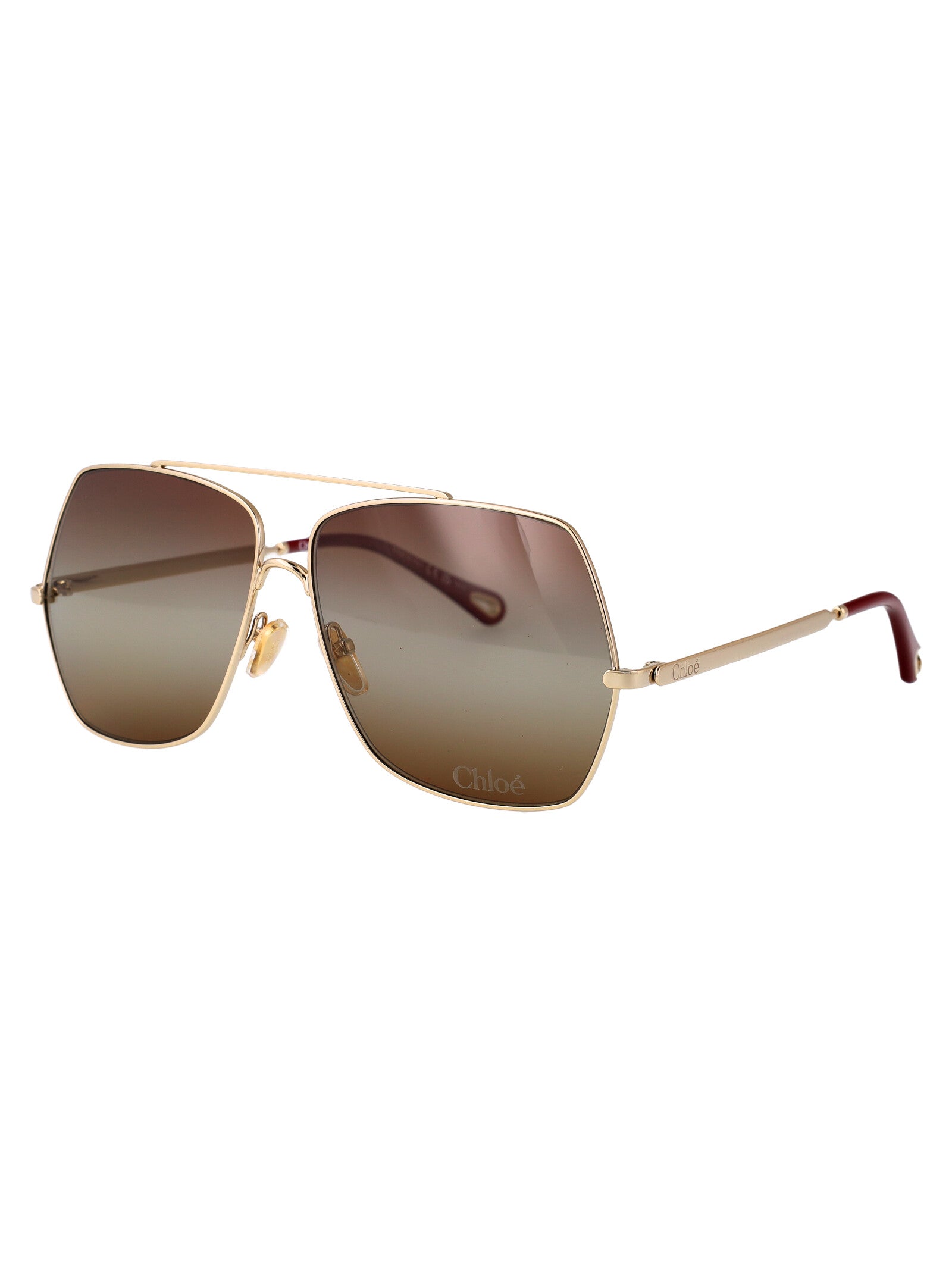 CHLOÉ Gold Metal Sunglasses