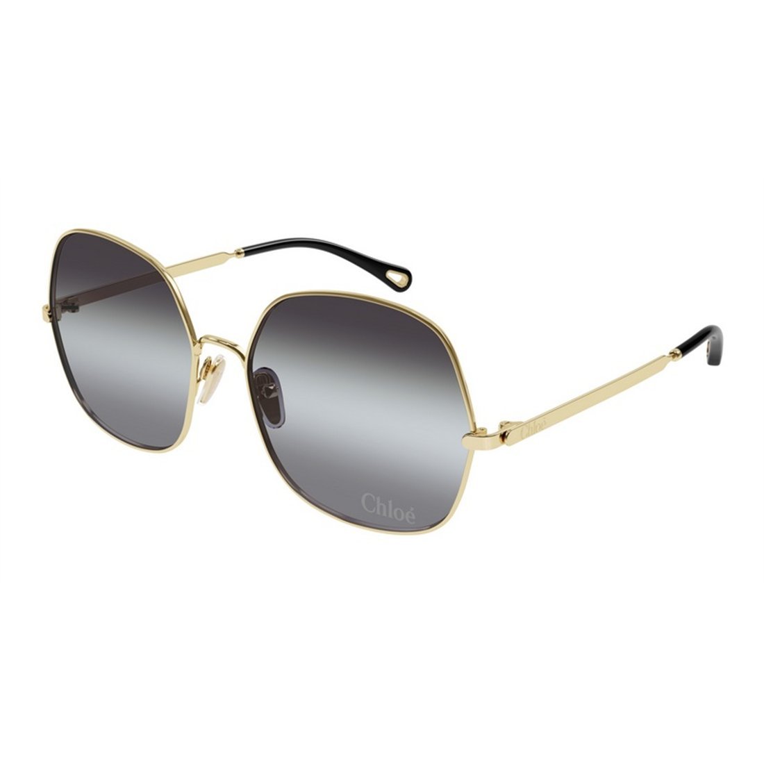 CHLOÉ Chic Oversized Metal Sunglasses for Women