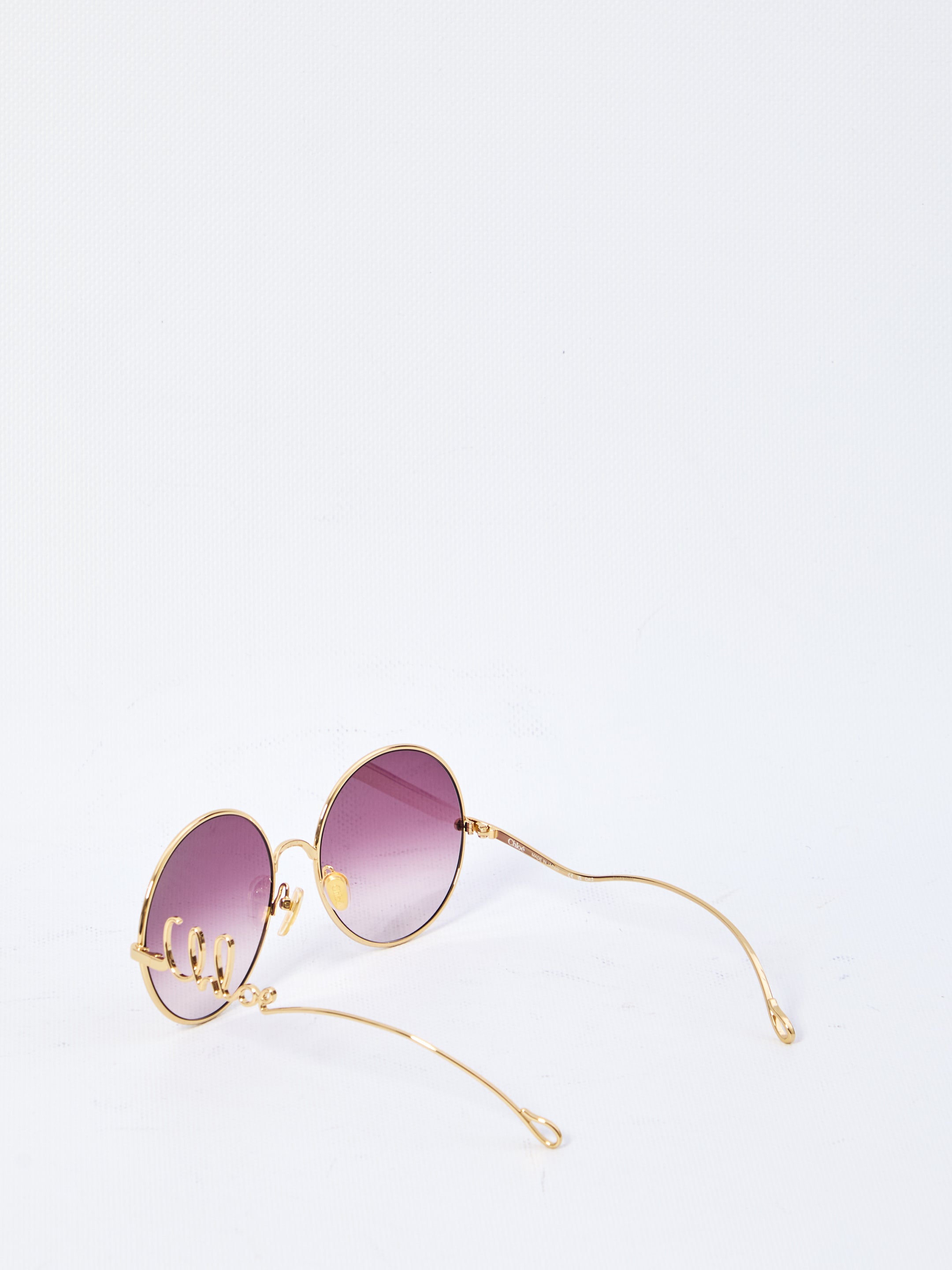 CHLOÉ Retro 60s Mini Round Sunglasses