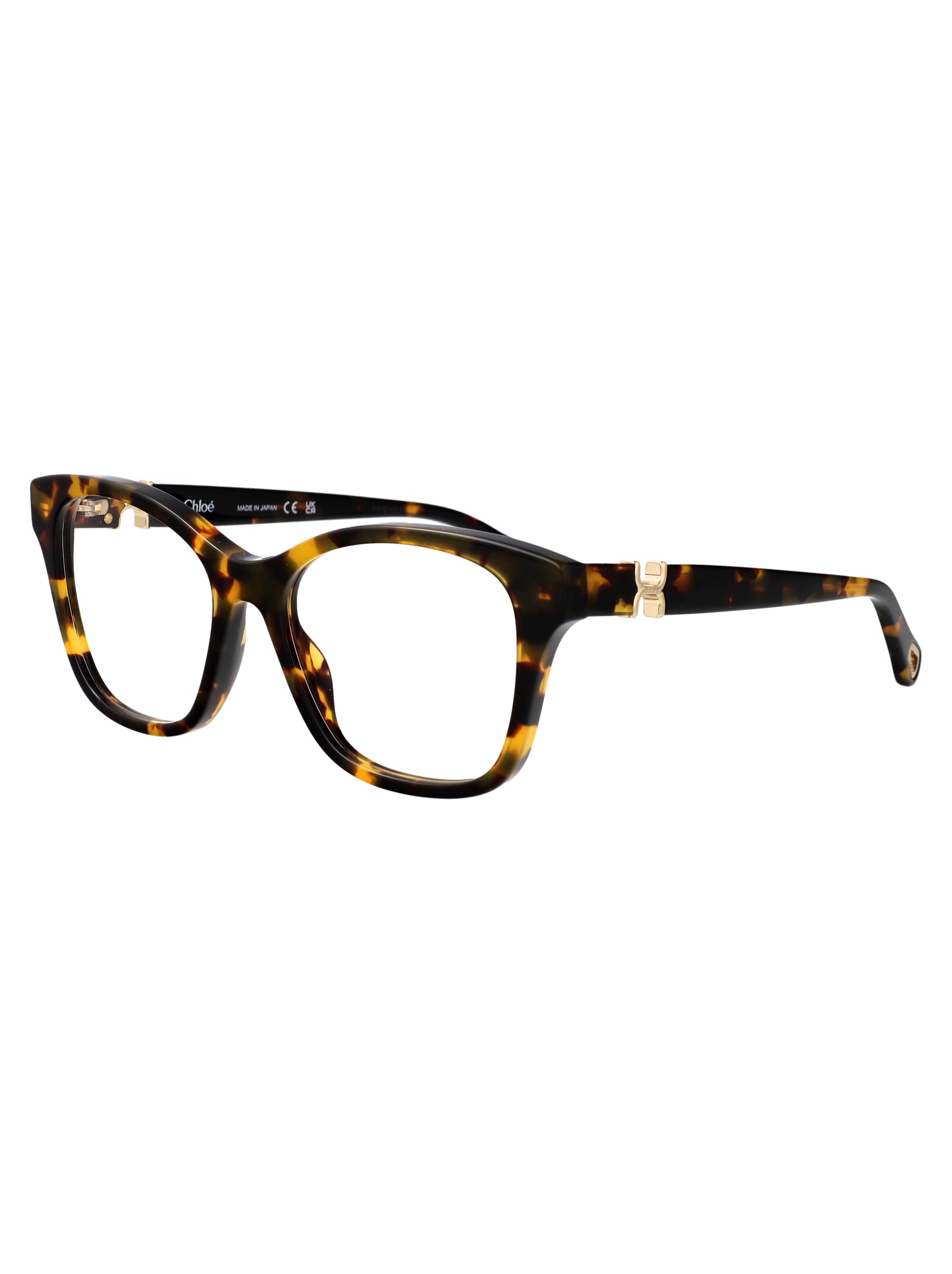 CHLOÉ Transparent Recycled Acetate Optical Glasses for Women