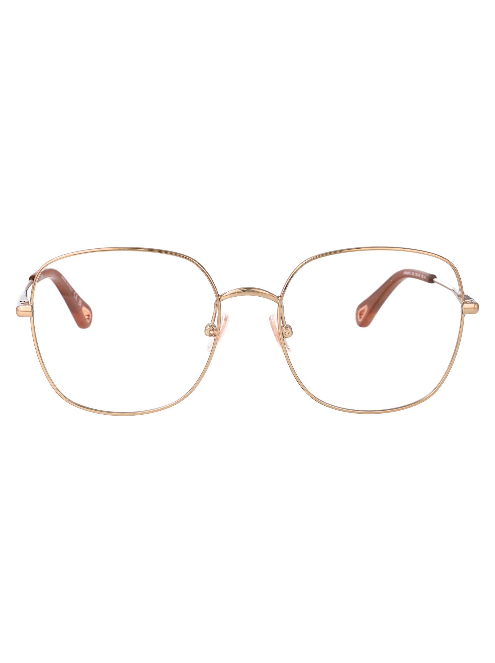 CHLOÉ Stylish Transparent Metal Glasses for Women