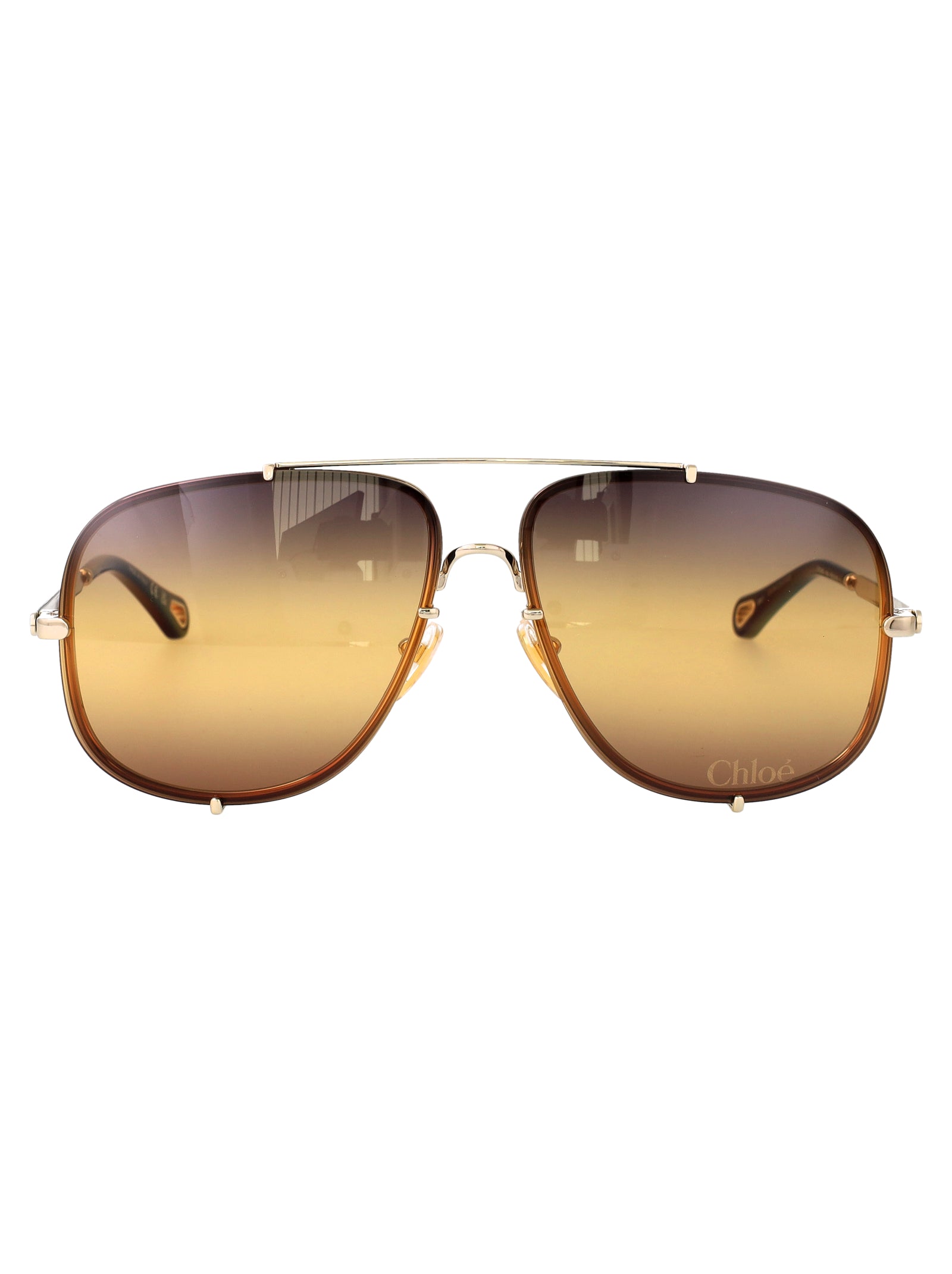 CHLOÉ Sleek Metal Sunglasses