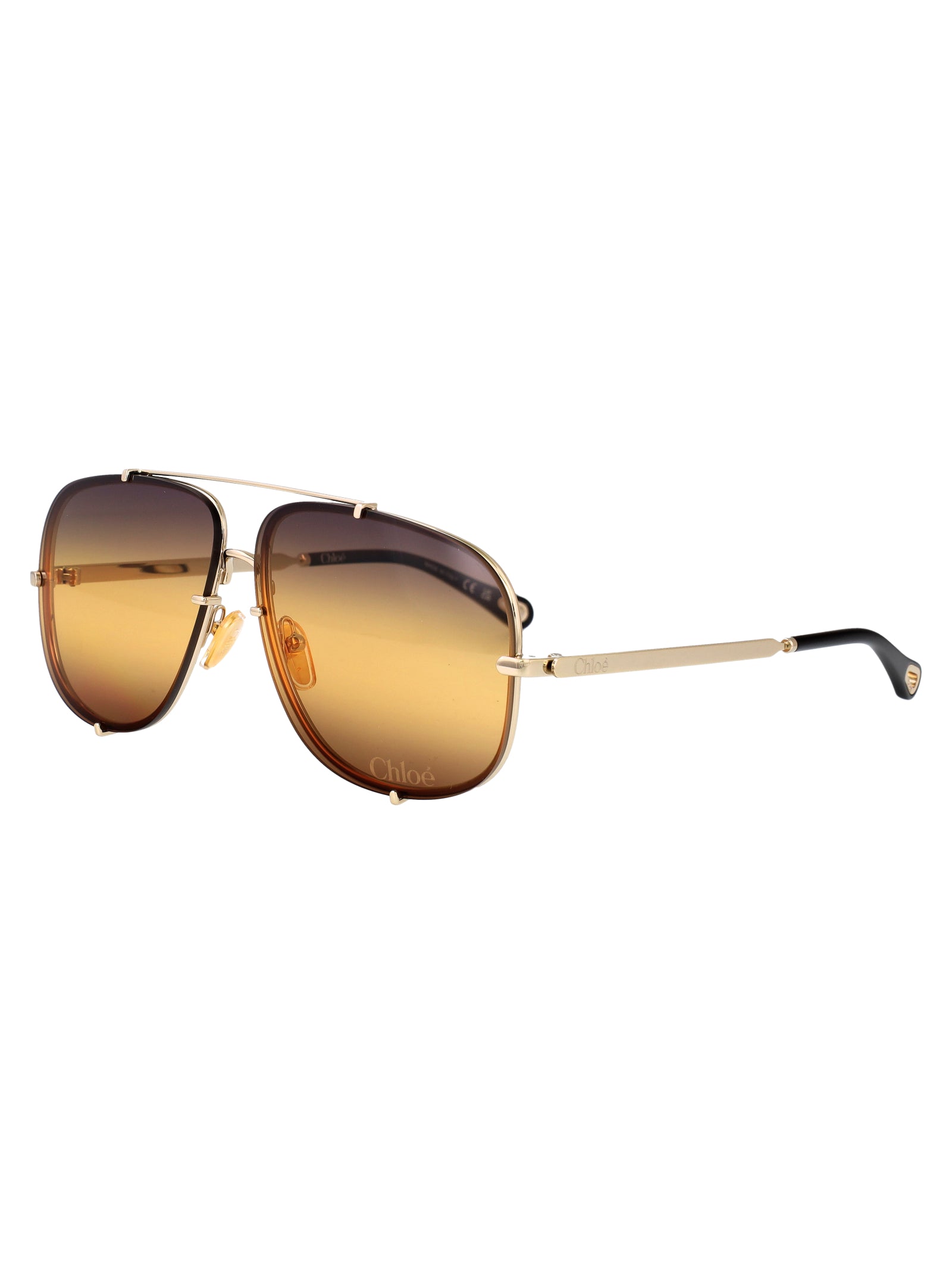 CHLOÉ Sleek Metal Sunglasses