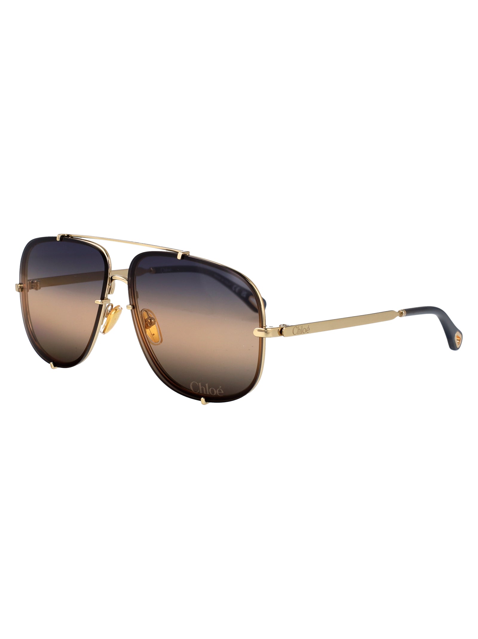 CHLOÉ Metal Sunglasses for Women - FW25 Collection