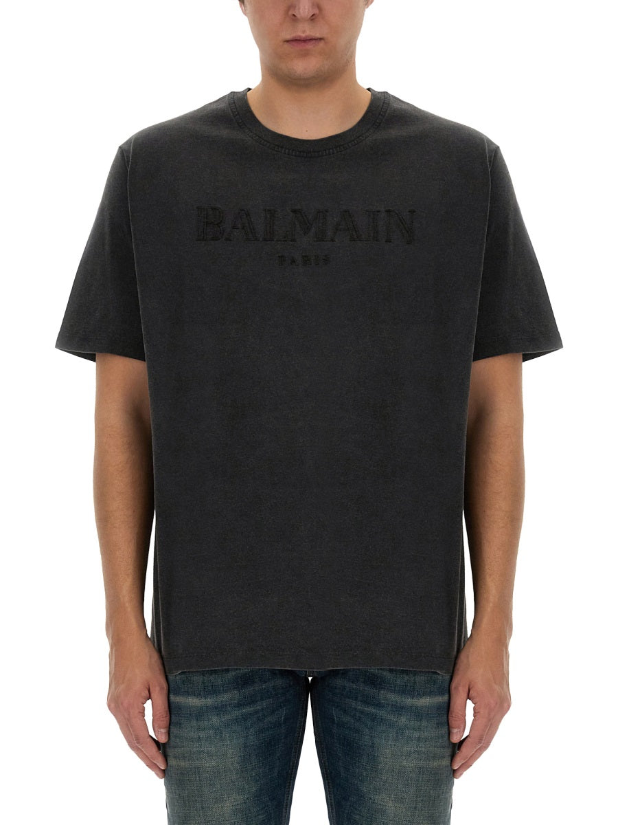 BALMAIN Vintage Logo T-Shirt - Regular Fit Size L