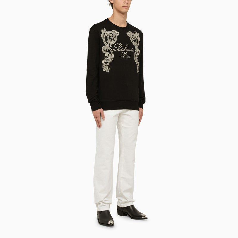 BALMAIN Men's Denim Trousers - SS24 Collection