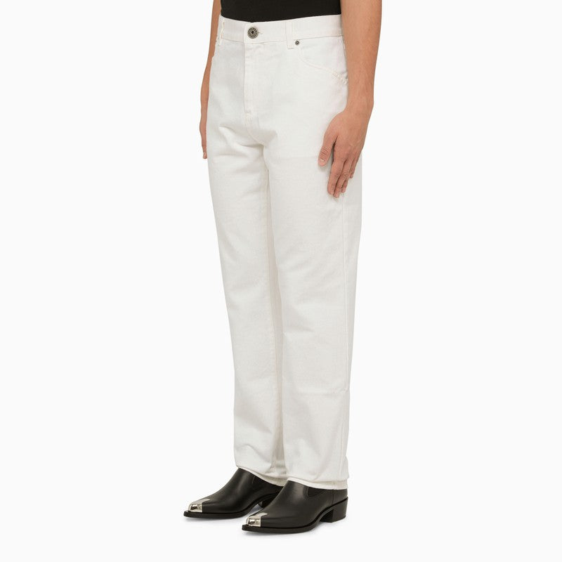 BALMAIN Men's Denim Trousers - SS24 Collection