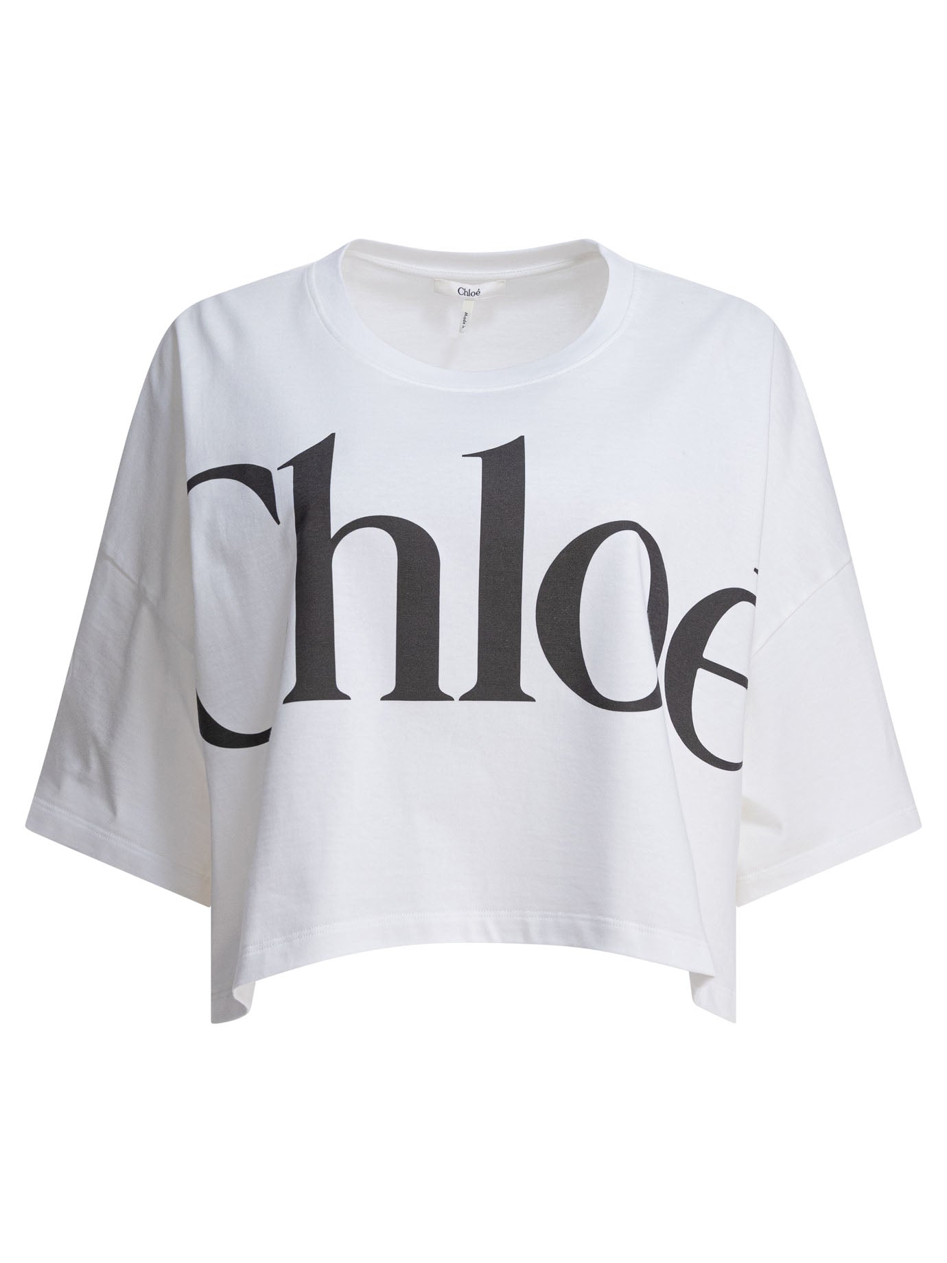 CHLOÉ Women's Logo Embellished Top