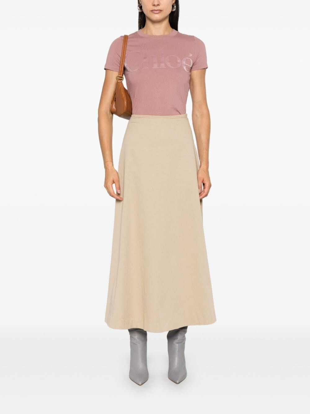 CHLOÉ Slim Fit Cotton Crew-Neck T-Shirt