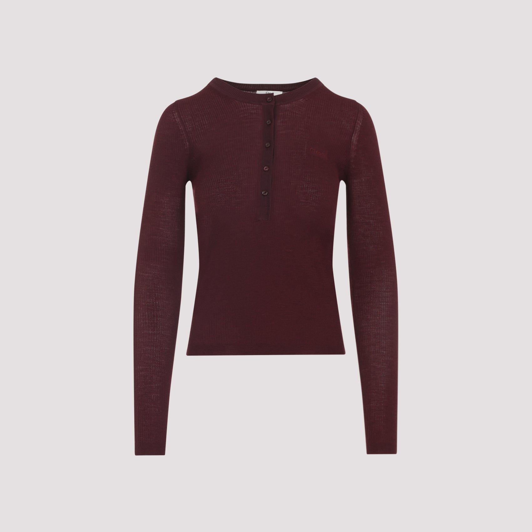 CHLOÉ Wool and Silk Pullover for Women - Slim Fit