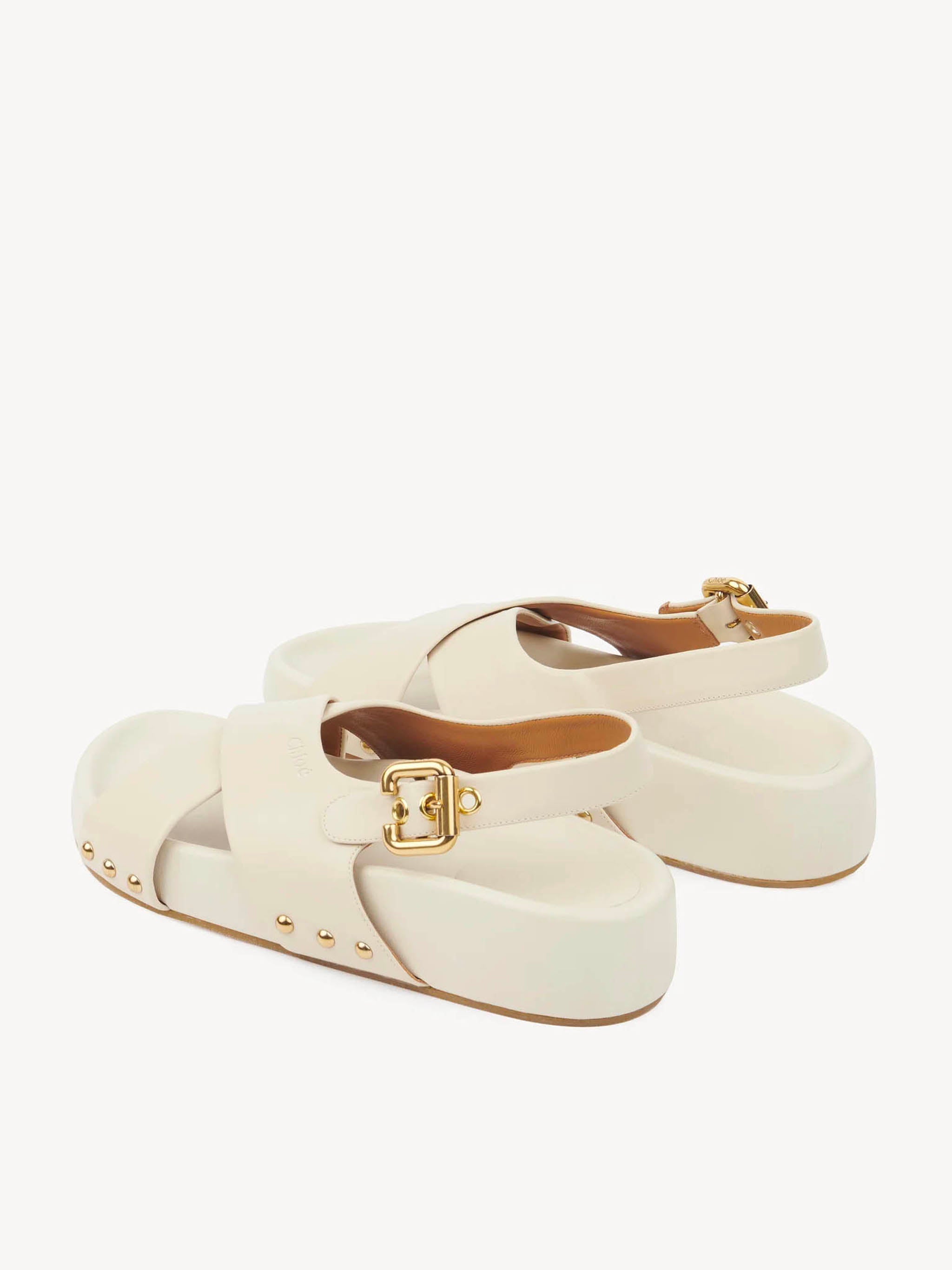 CHLOÉ Anatomic Criss-Cross Sandals with Adjustable Strap