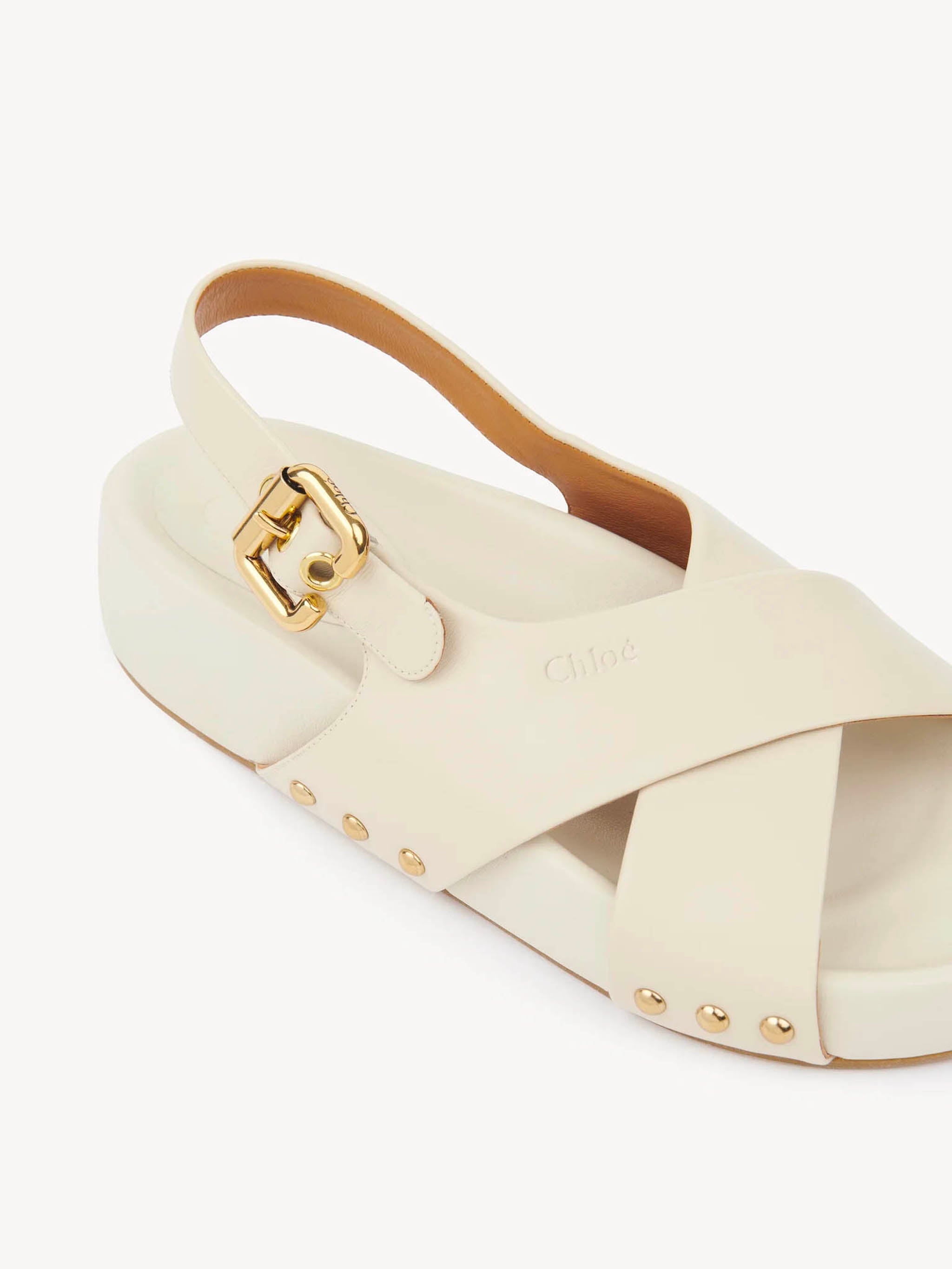 CHLOÉ Anatomic Criss-Cross Sandals with Adjustable Strap