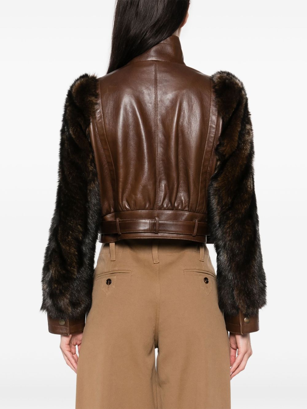 CHLOÉ Leather Jacket for Women - FW25 Collection