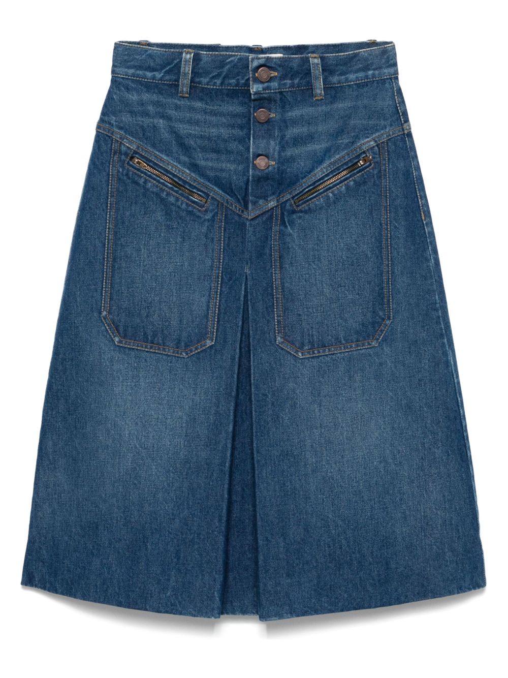 CHLOÉ Denim Midi Skirt