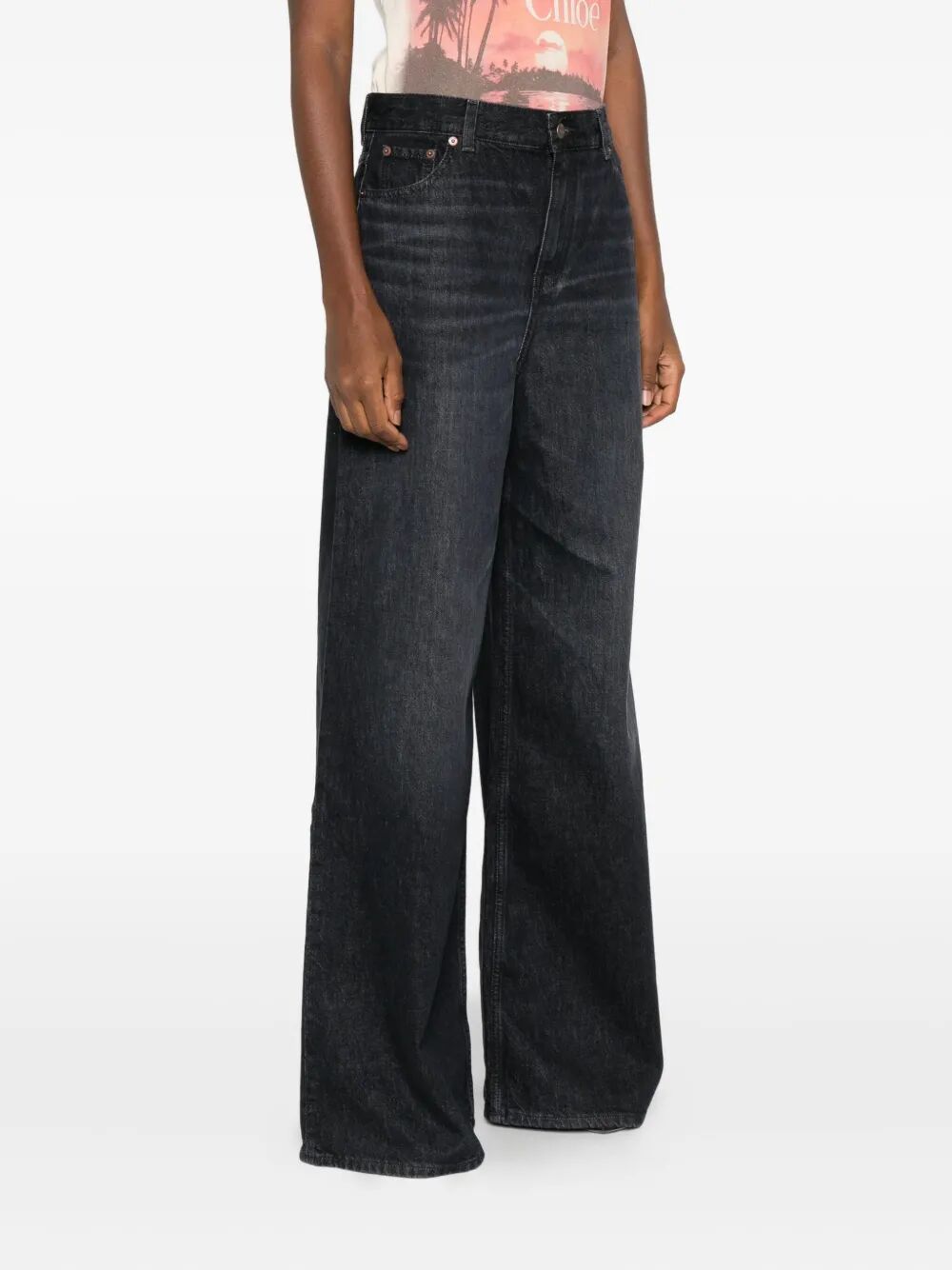 CHLOÉ Women's Classic Denim Trousers - FW25 Collection