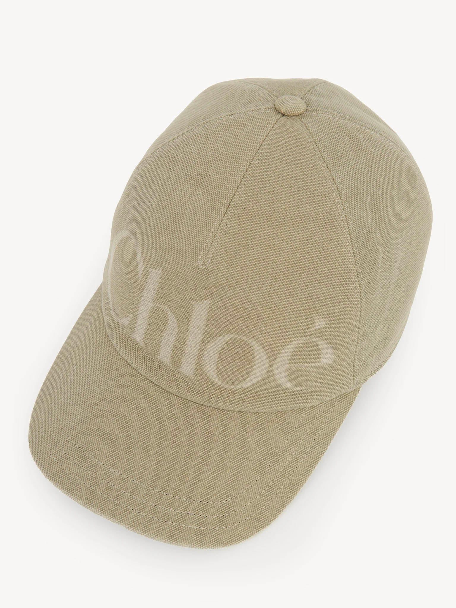CHLOÉ Essentials Washed Cotton Cap - S/M Adjustable