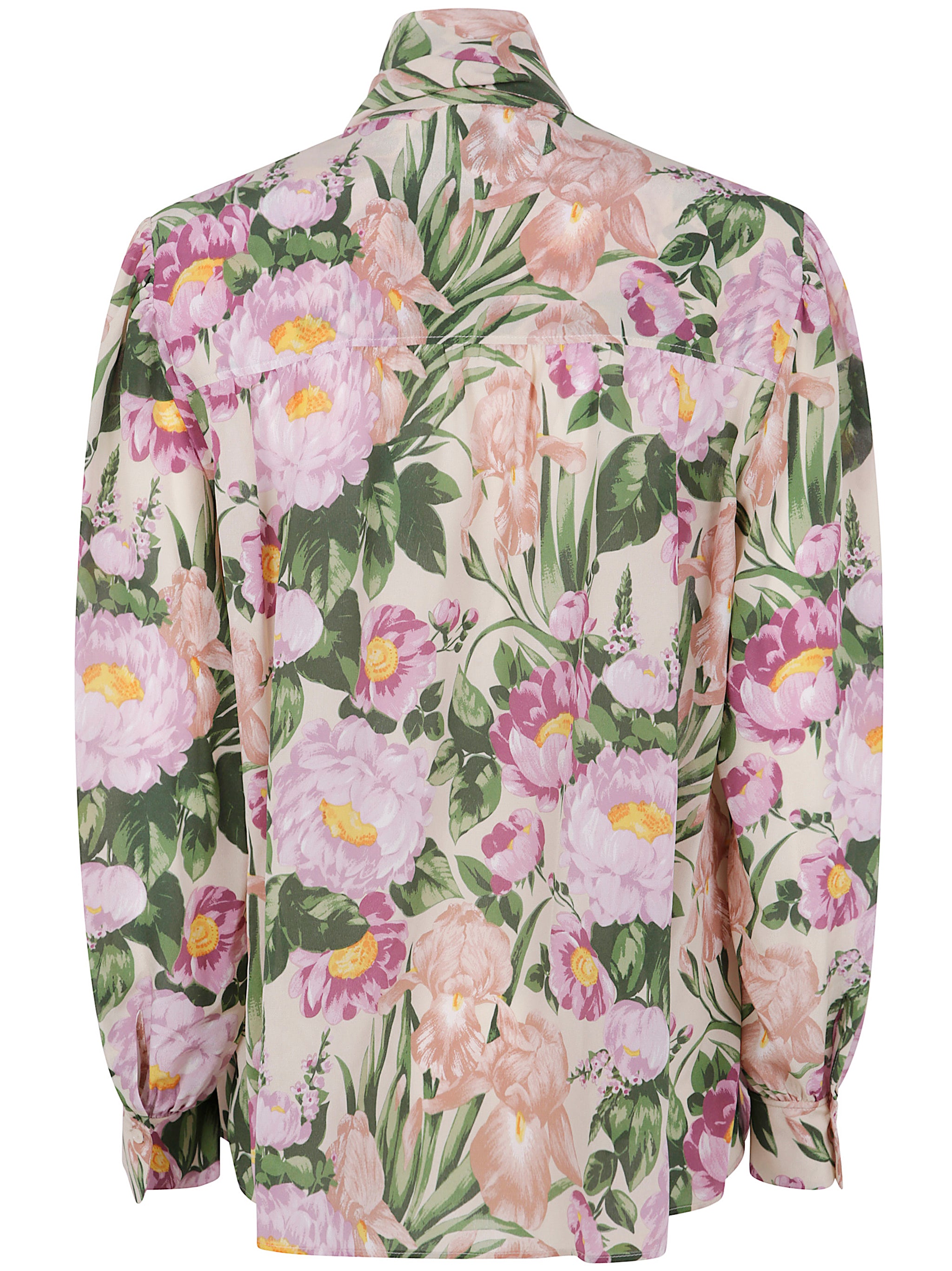 CHLOÉ Silk Blouse with Lavallière Necktie - Size M