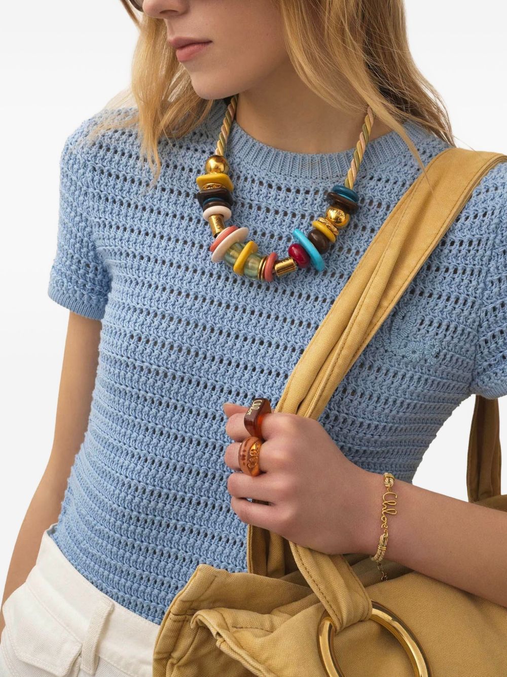 CHLOÉ Logo Bracelet for Women - FW25 Collection