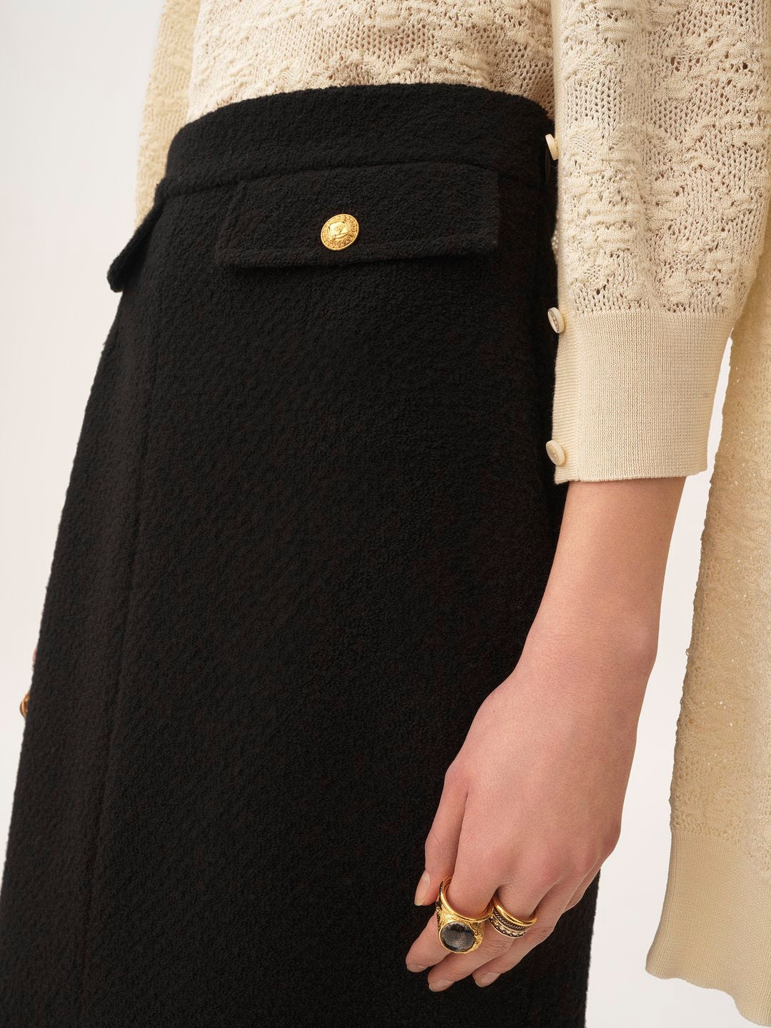 CHLOÉ Wool Midi Skirt for Women