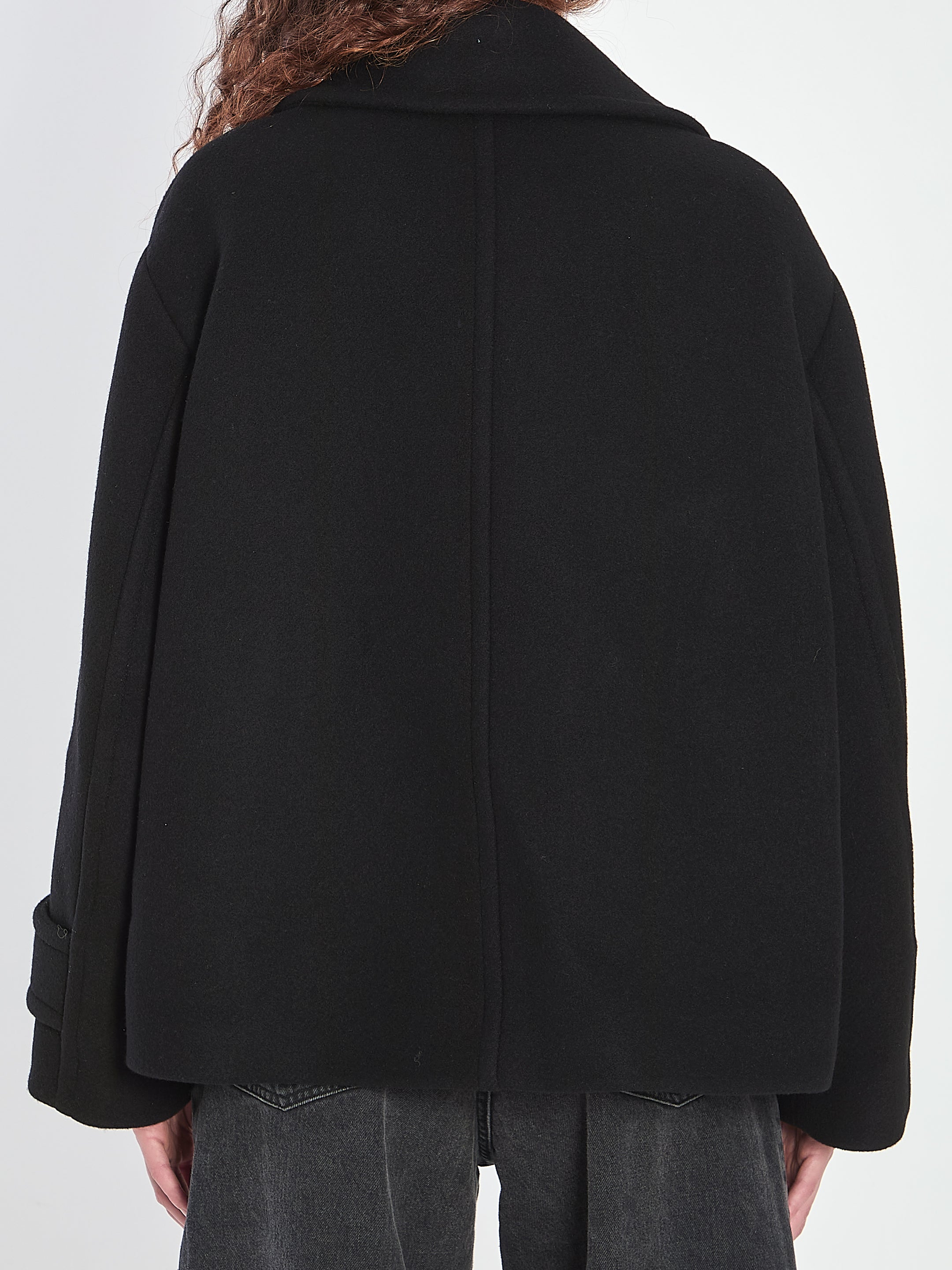 CHLOÉ Elegant Short Peacoat