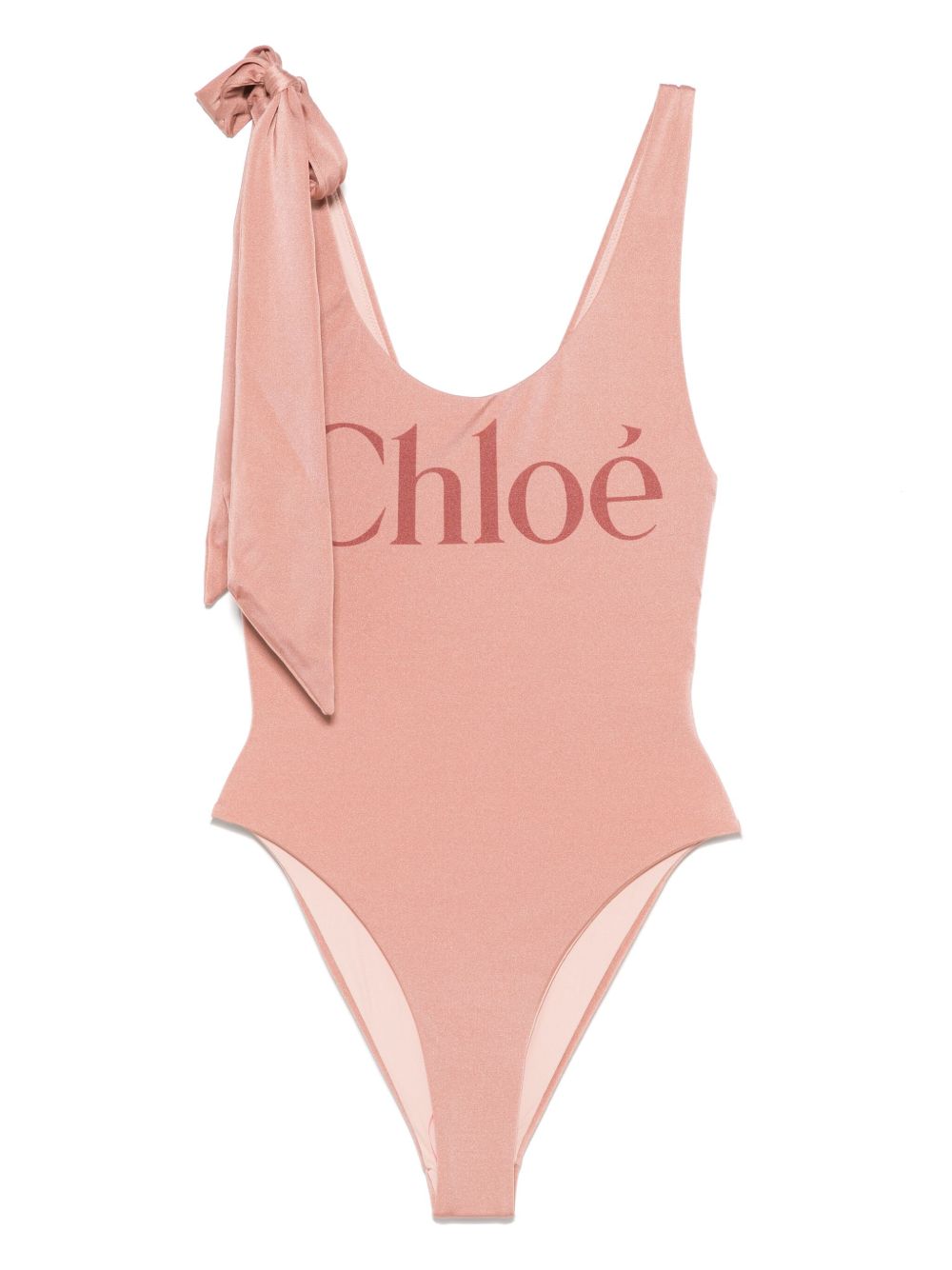 CHLOÉ Chic One-Piece Logo Swimsuit for Women - FW25 Edition
