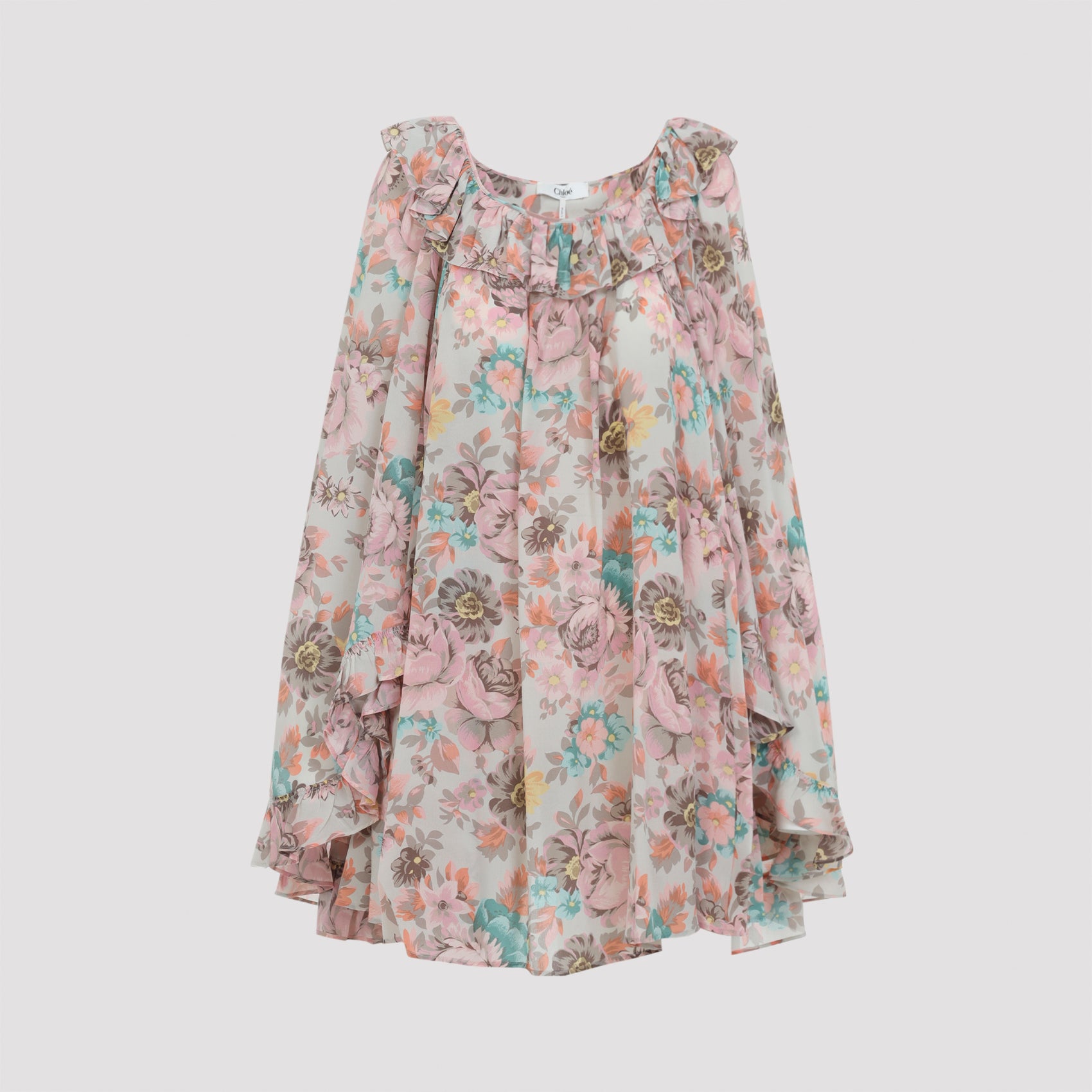 CHLOÉ Floral Printed Mini Dress