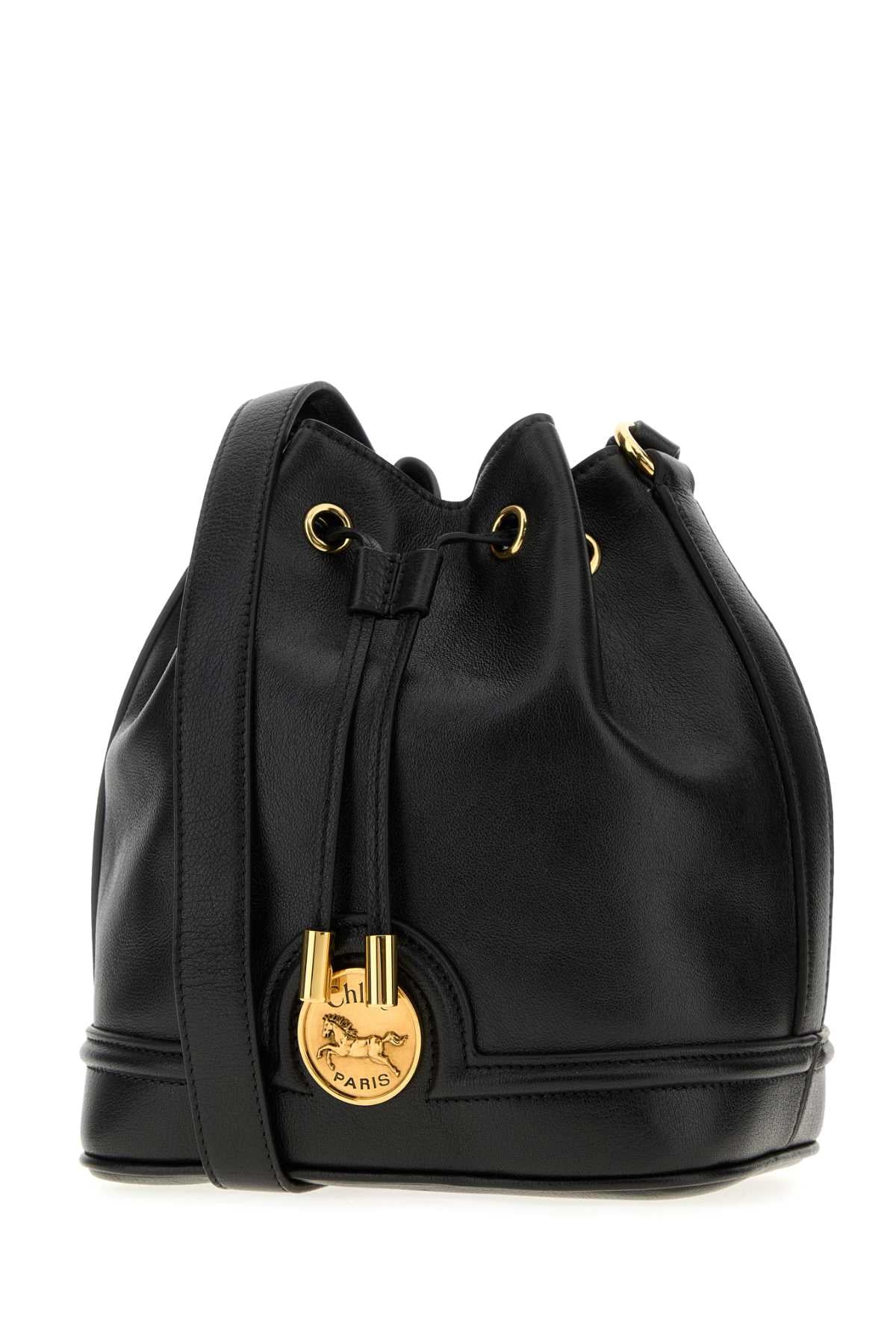 CHLOÉ Leather Bucket Handbag