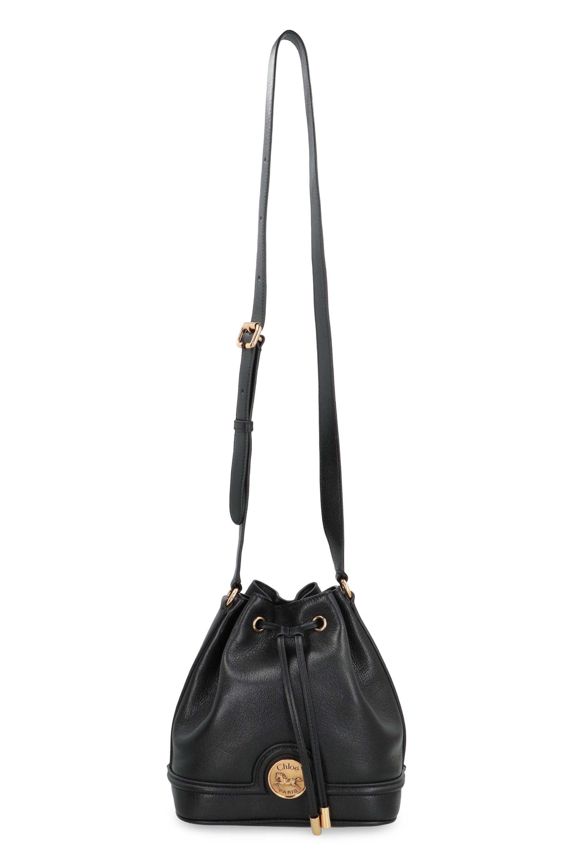 CHLOÉ Luxe Bucket Handbag 24x24x14